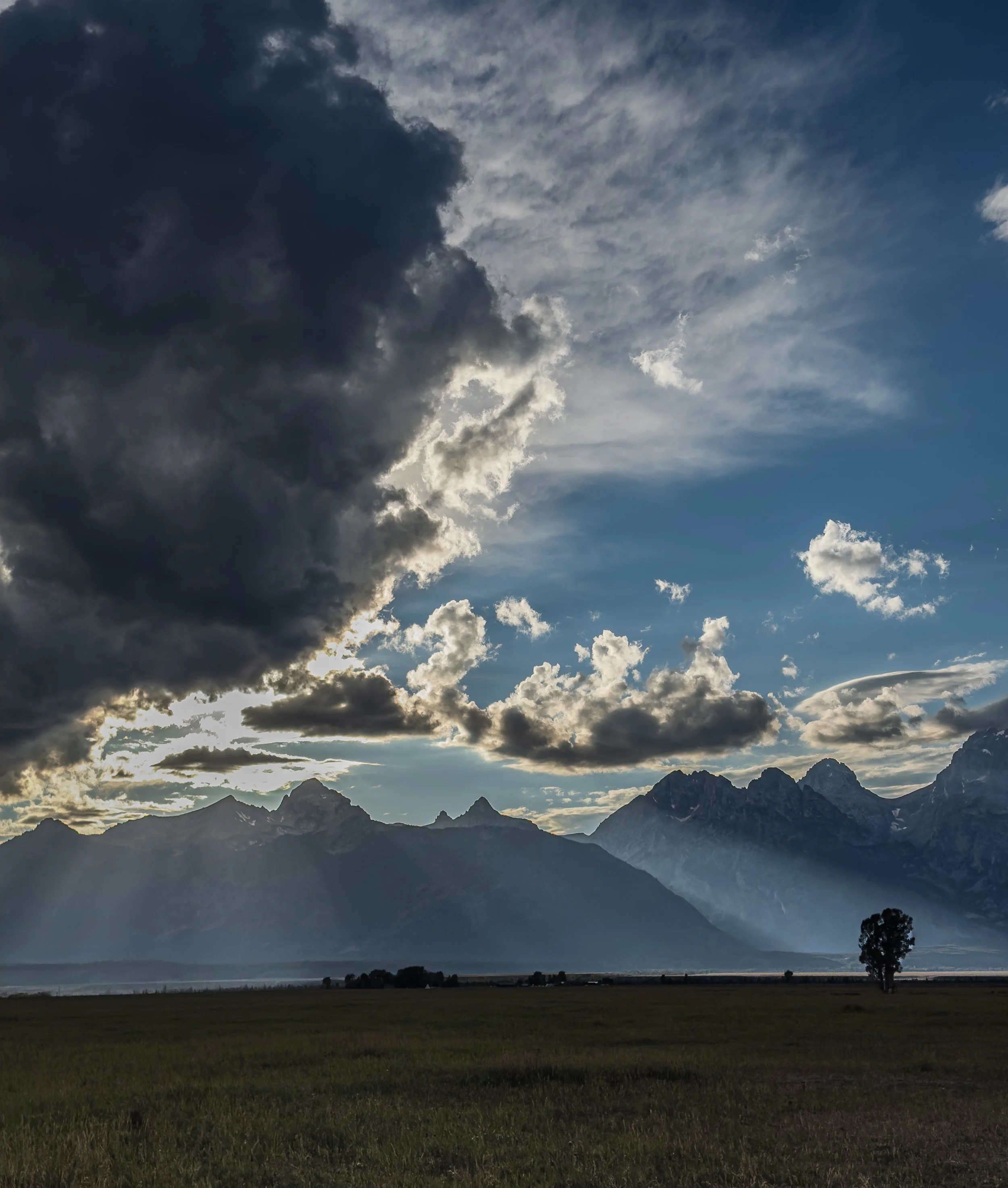 Breaking Through - Grand Teton National Park, Wyoming