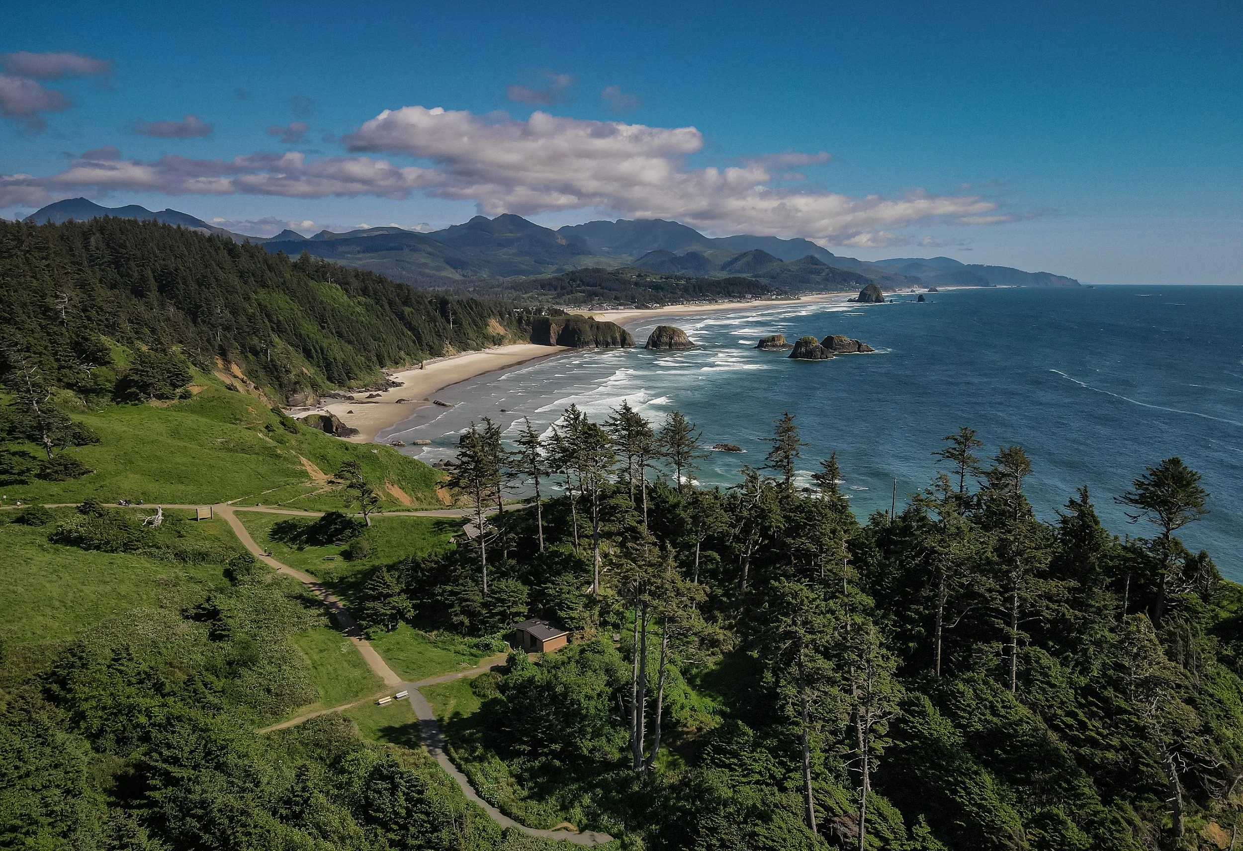 Haystacks - Cannon Beach,  Oregon