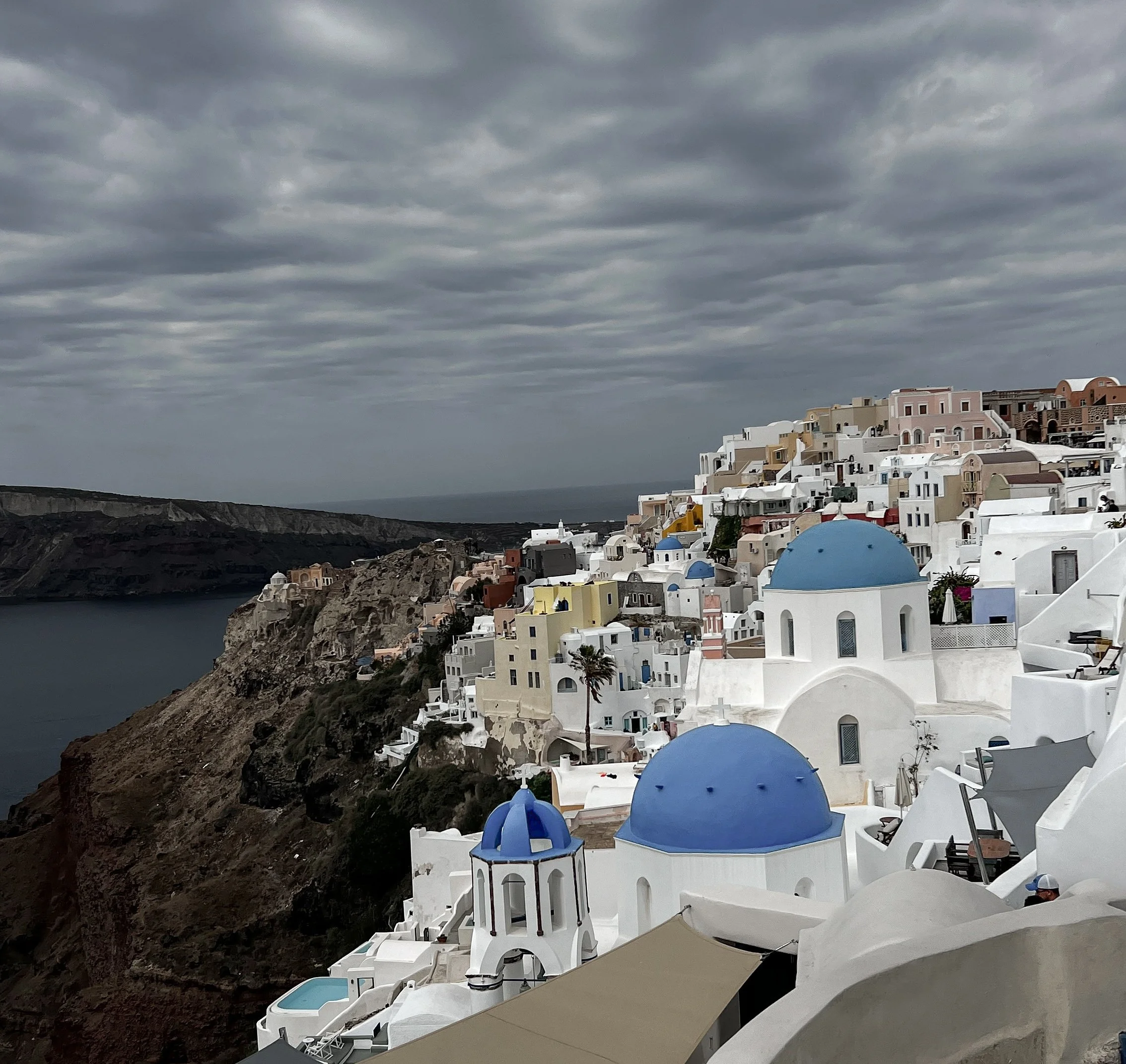 Storm Over Oia - Santorini, Greece