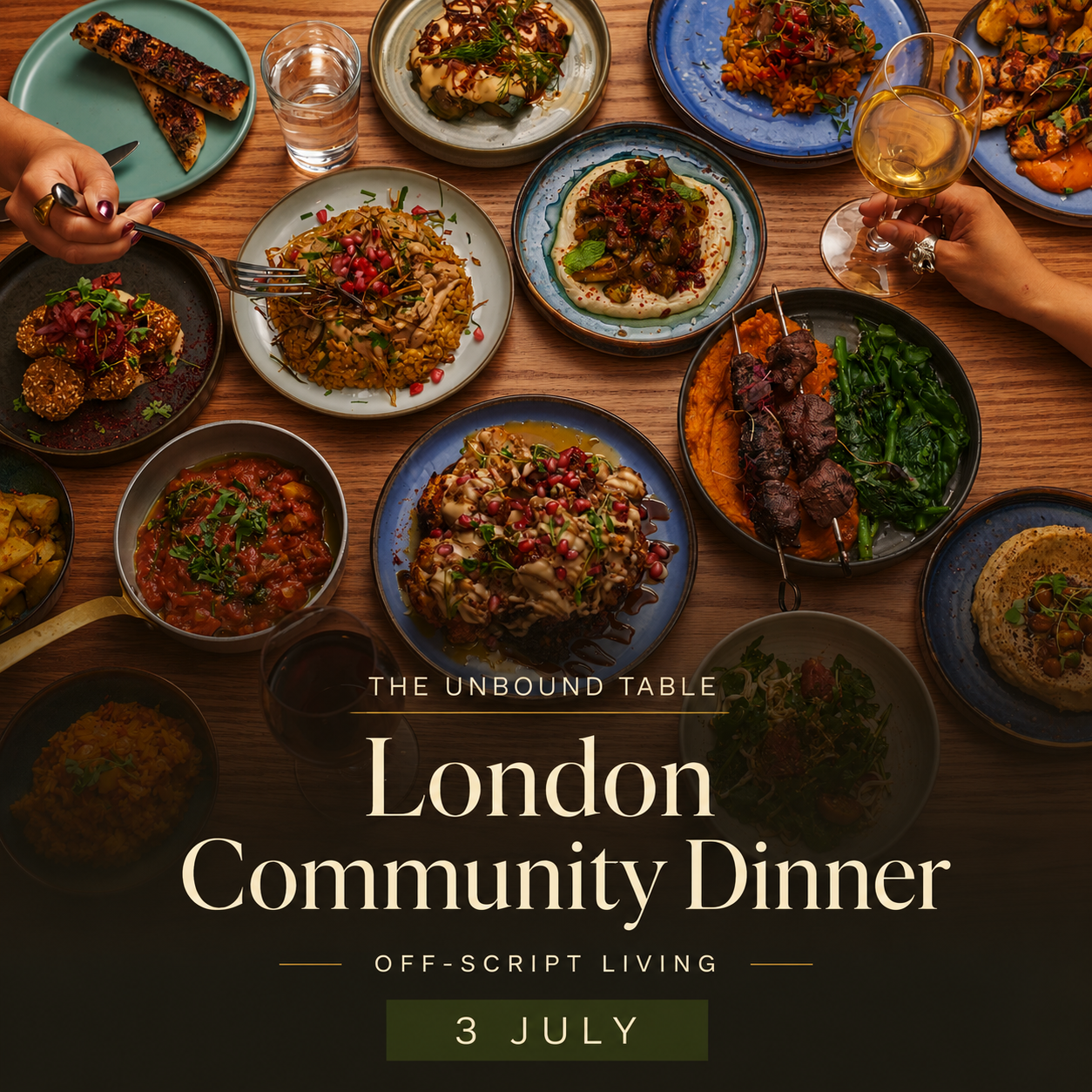 London Dinner event image: The Unbound Table London Community Dinner, Carnaby Street, July 2026