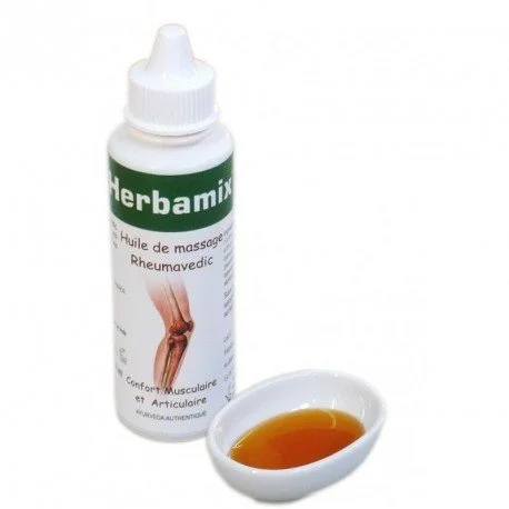 Herbamix Rheumavedic - Huile de massage - 100ml