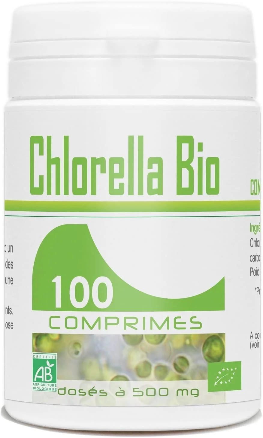 Chlorella 500mg - 100 comprimés