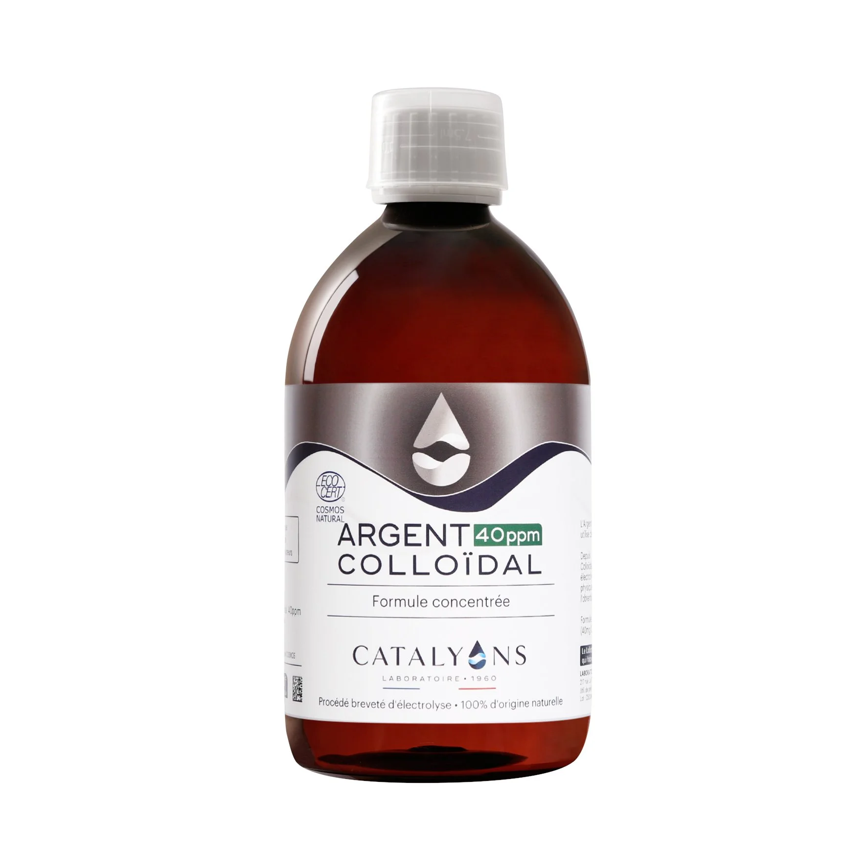 Argent Colloïdal  40ppm 500ml