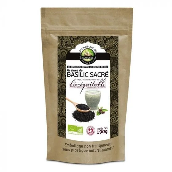 Graines de basilic sacré BIO & EQUITABLE - 190GR