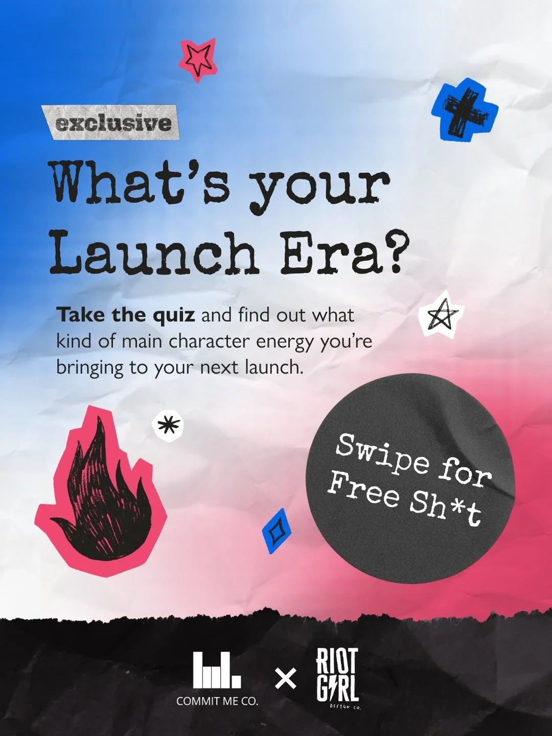 What&rsquo;s your Launch Era?

Riot Girl and Commit Me Co. teamed up so you can find out.

We made you a quiz to help you figure out how you like to launch and paired it with 2 epic freebies to help you build your next one.

This is for anyone who cr
