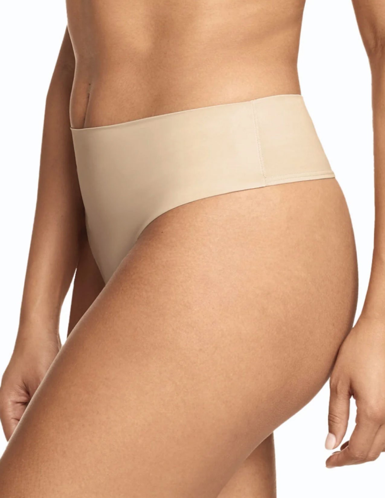 SMOOTH IT OVER - non-compressive double-layer front panel without elastic for smoothing