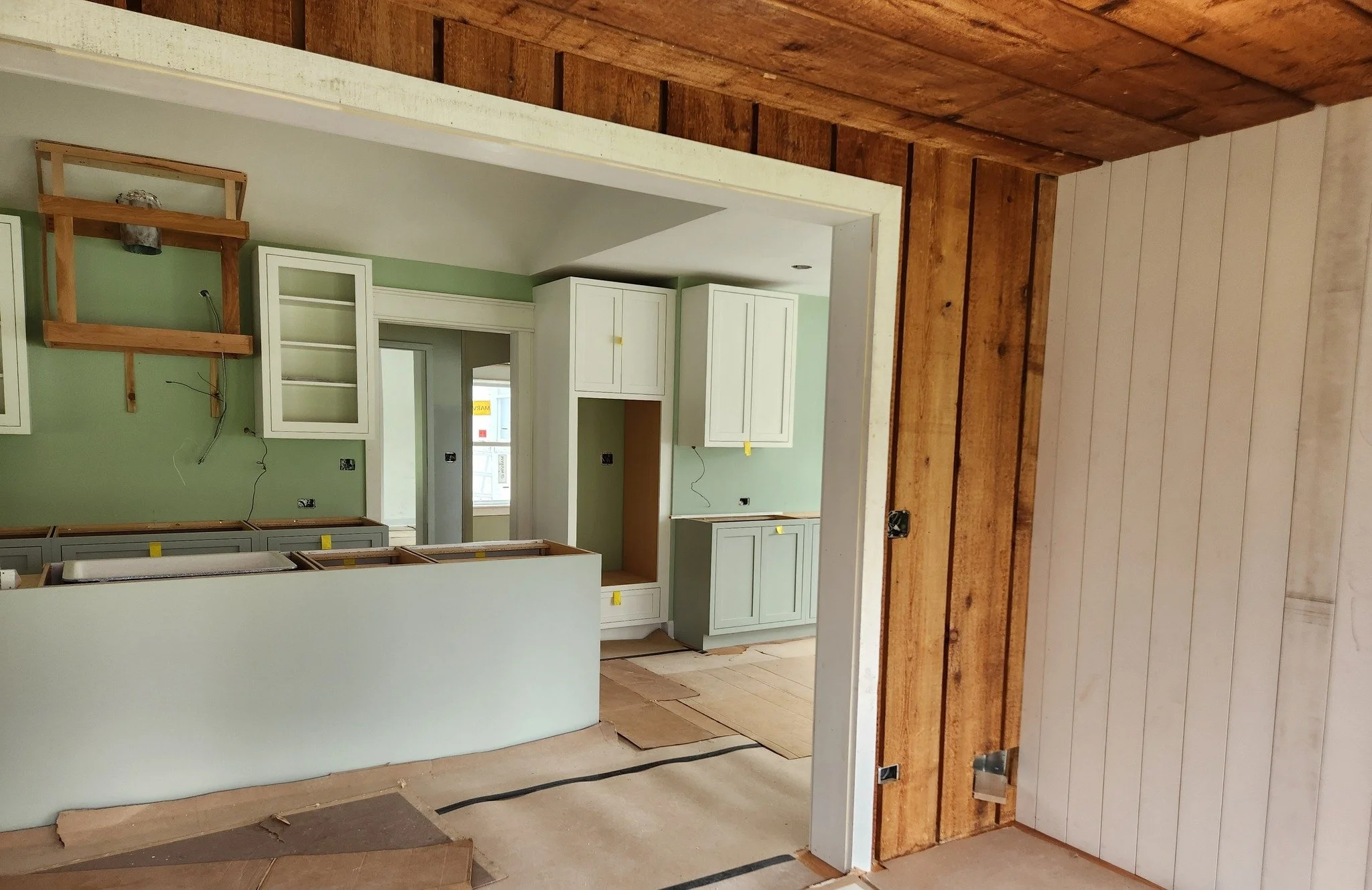 Transforming character-filled spaces into dream kitchens. This farmhouse is getting a modern update while keeping its timeless charm. More photos coming!

#FarmhouseFresh #FarmhouseRenovation #KitchenDesign #kitchenremodel #buildvcc #kitchengoals #ki