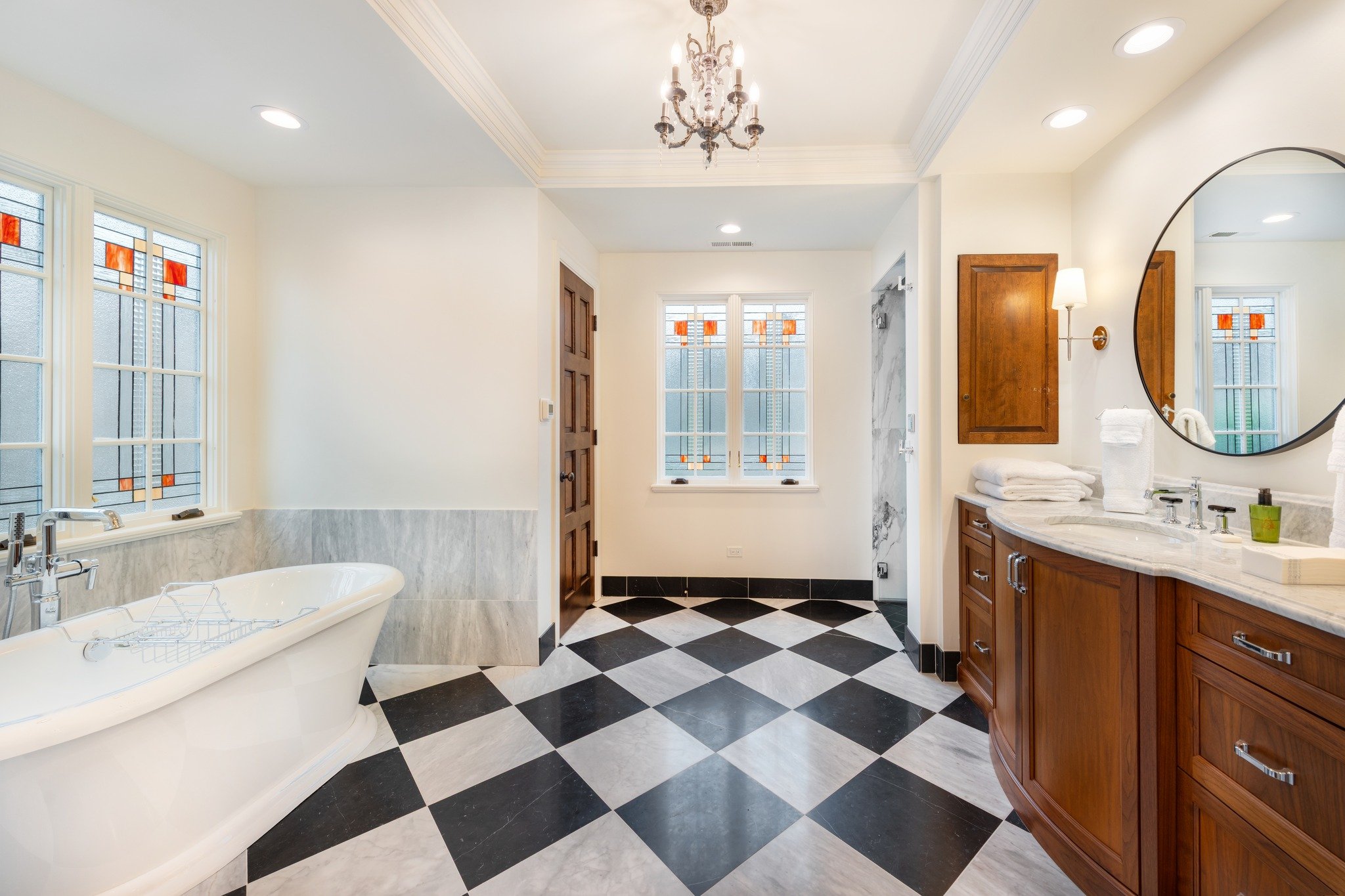 ✨ A bathroom that honors the history of the home while embracing modern luxury. Old world charm + new world comfort = the perfect blend.

 #buildvcc #remodeling #GeneralContractor #generalcontractor #HomeImprovement #bathrooms #bathroomdecor #bathroo