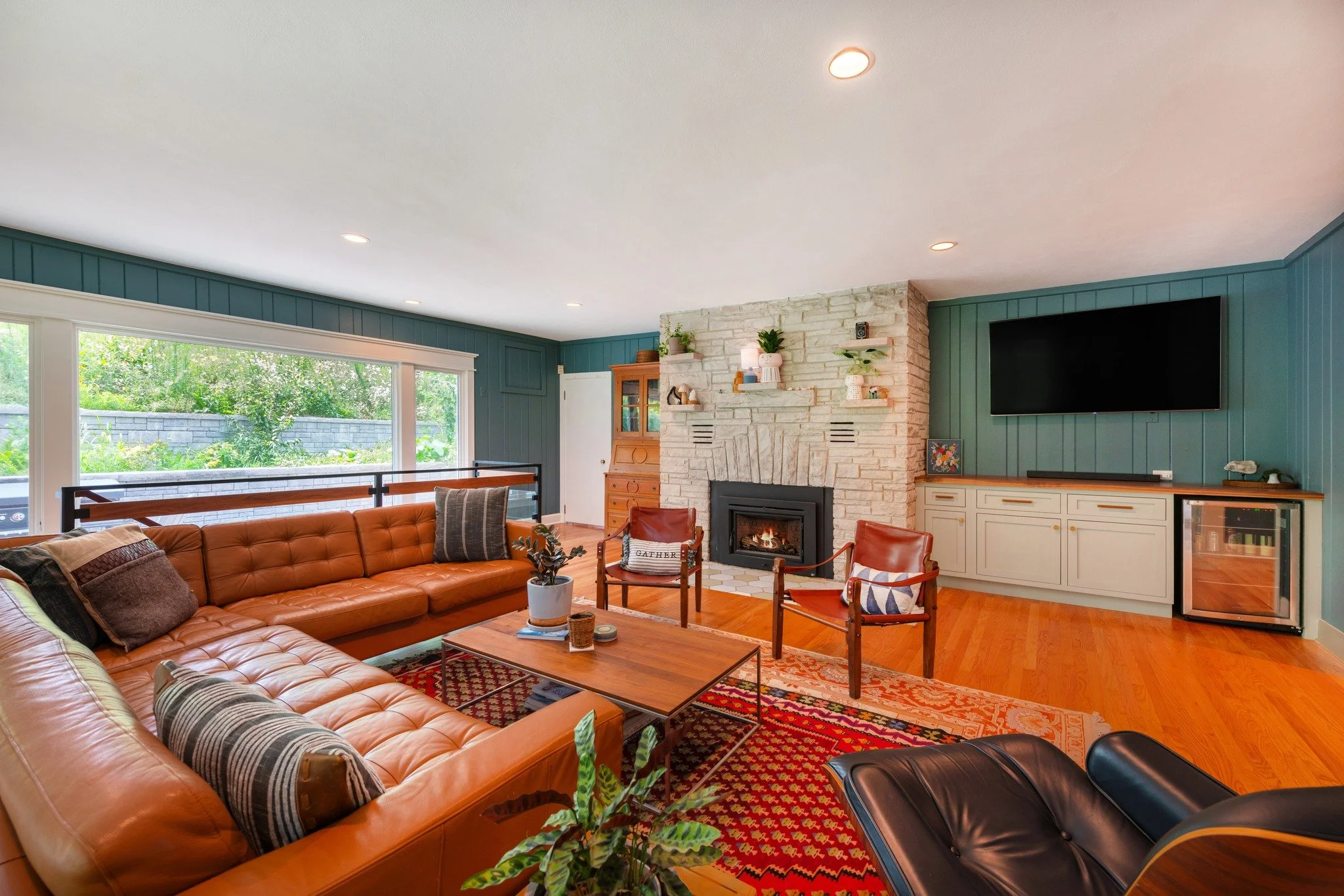 A perfect blend of warmth, history, and modern comfort 🤍
Original farmhouse stone, natural wood details, and a cozy, family-friendly design &mdash; a space we had the privilege of transforming into a place that truly feels like home.

 #buildvcc #re