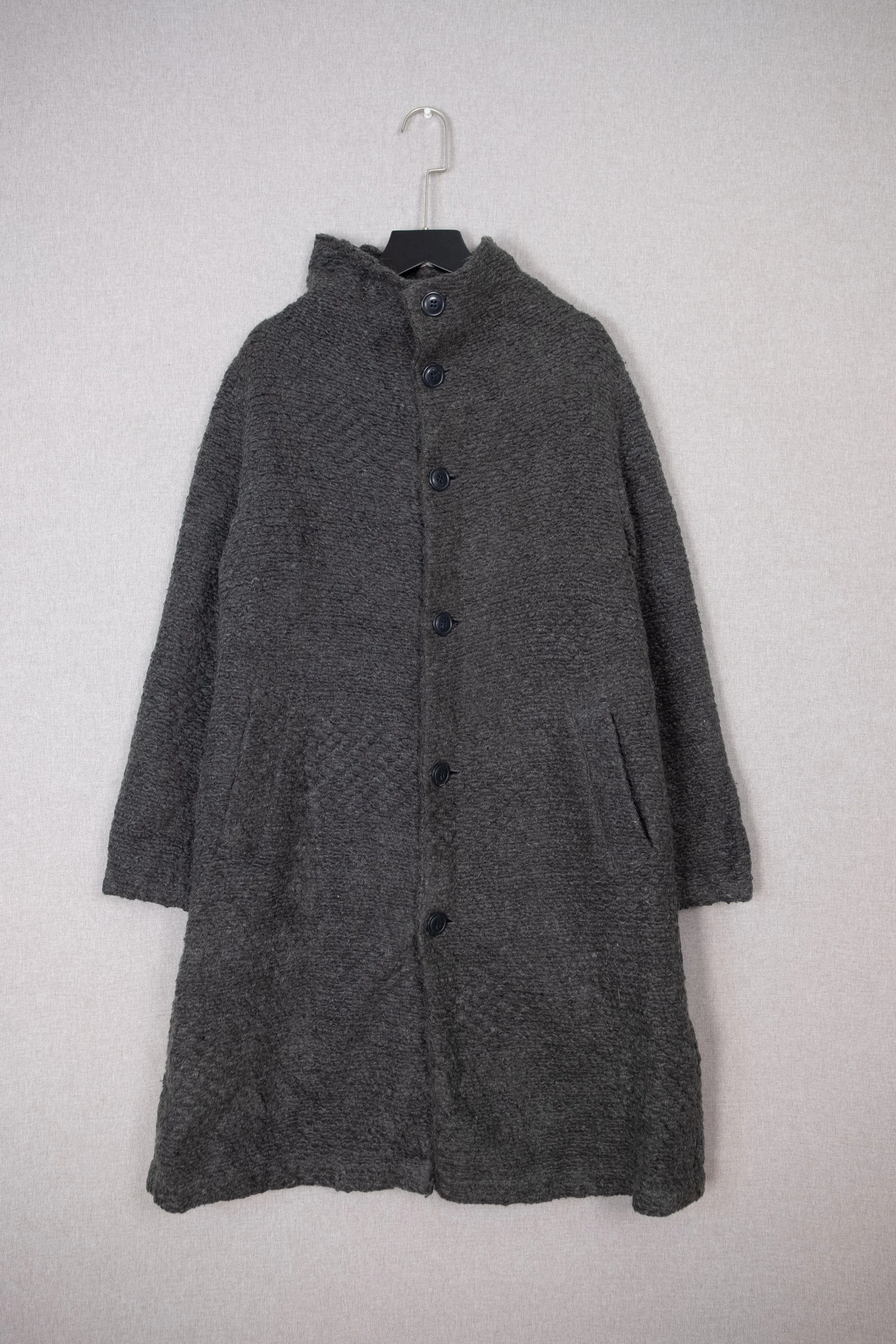 Plantation by Issey Miyake Wool Mid Length Coat