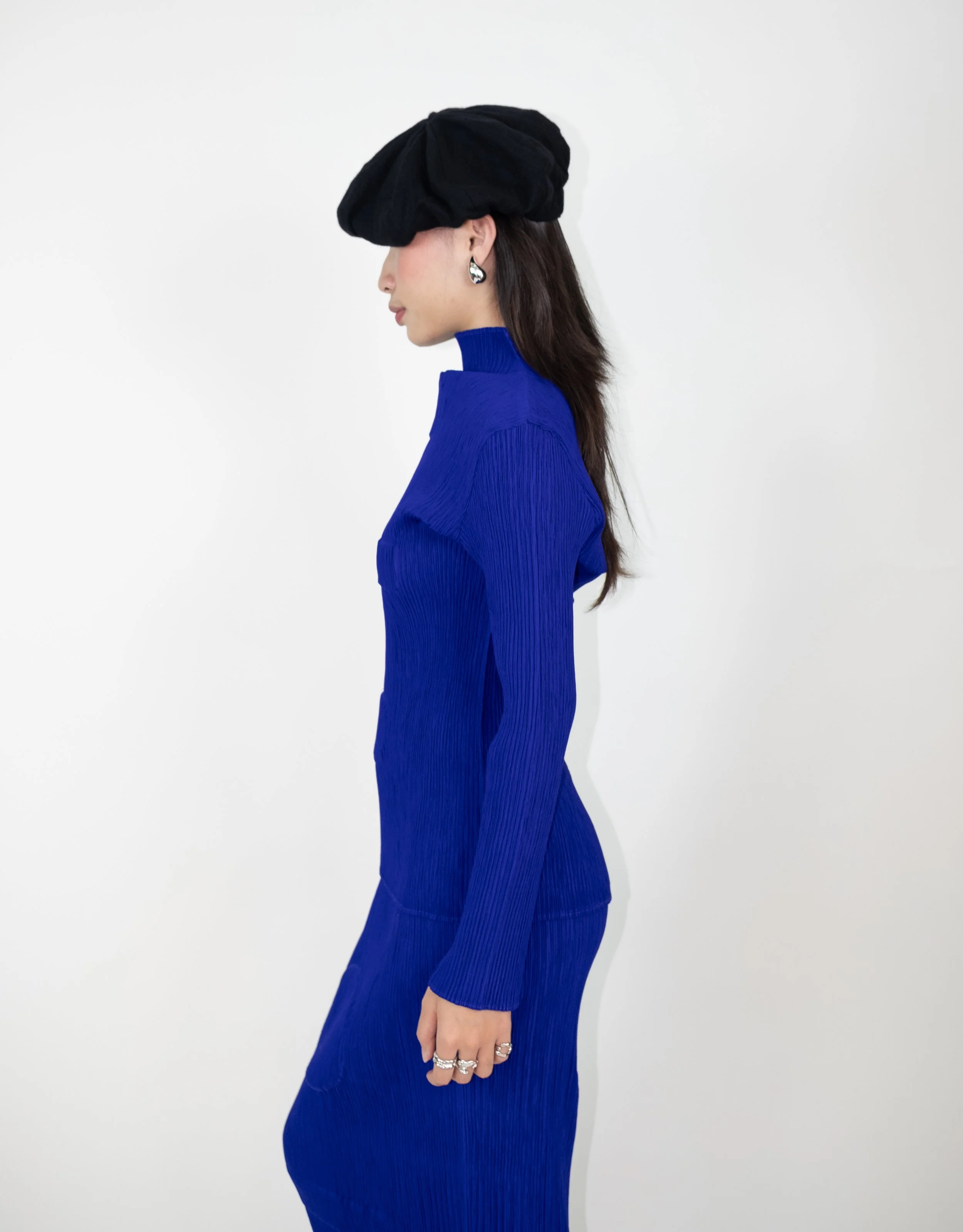 Issey Miyake Fishbone Geometry Pleated Top