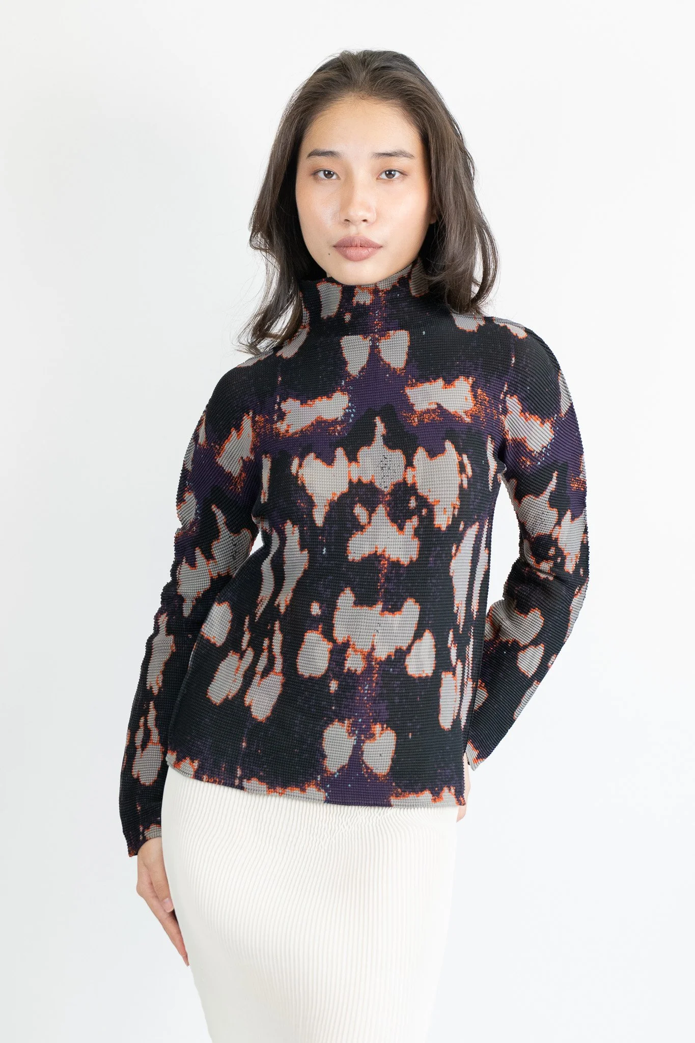 Me Issey Miyake Printed Micro Pleated Tunic