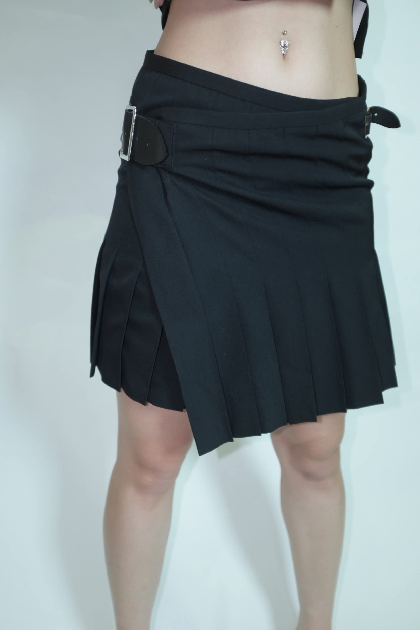 Y's Yohji Yamamoto Mini Pleated Skirt