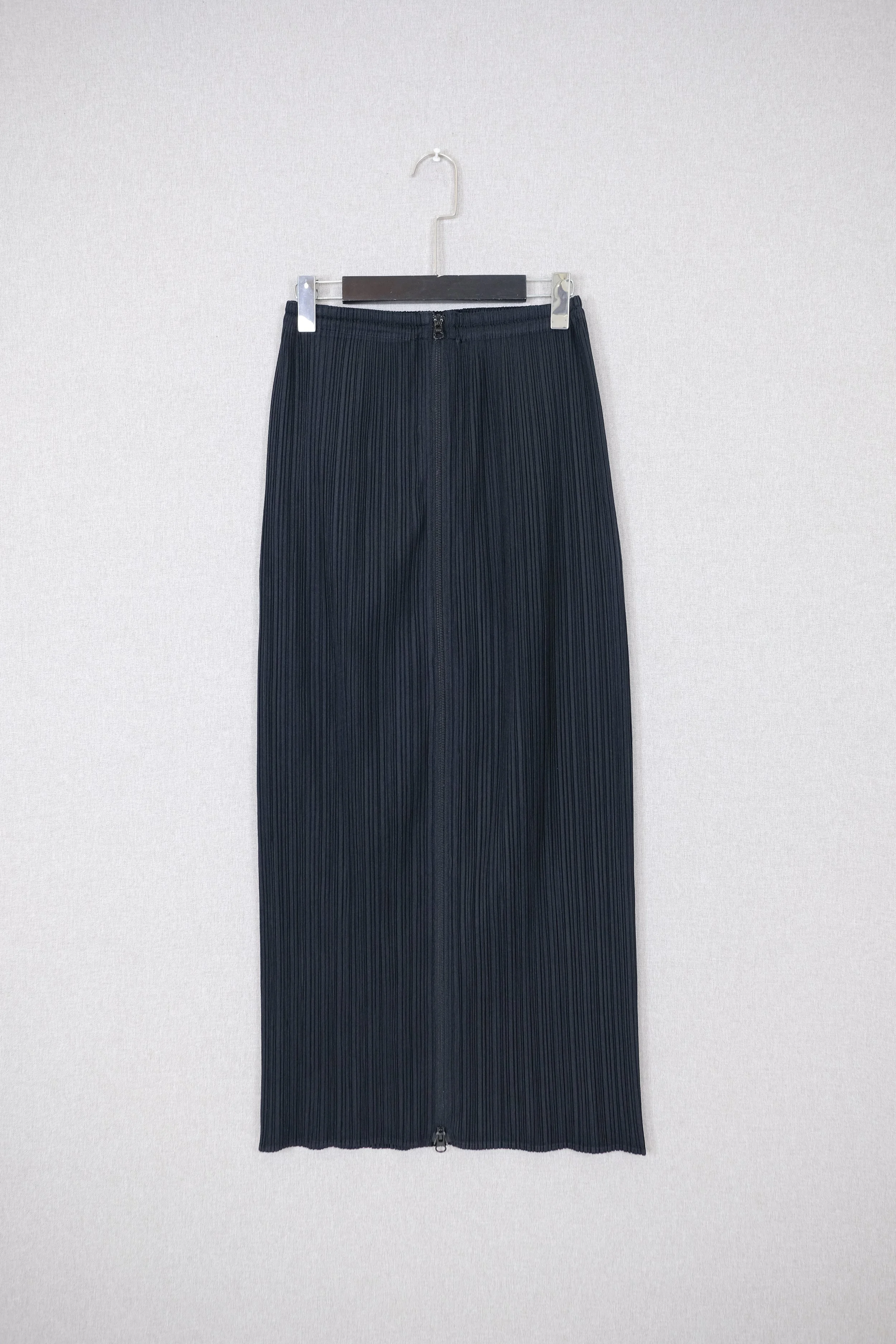 Pleats Please Issey Miyake Classic Double Zips Pleated Skirt