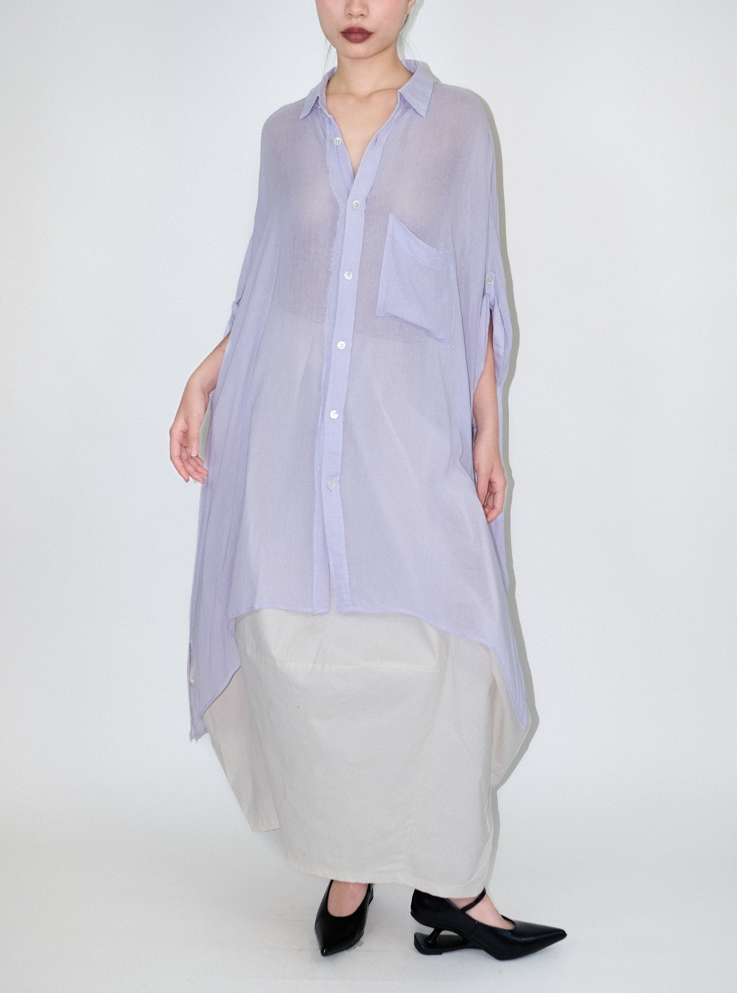Yohji Yamamoto Y's Linen Batwing Buttons Down