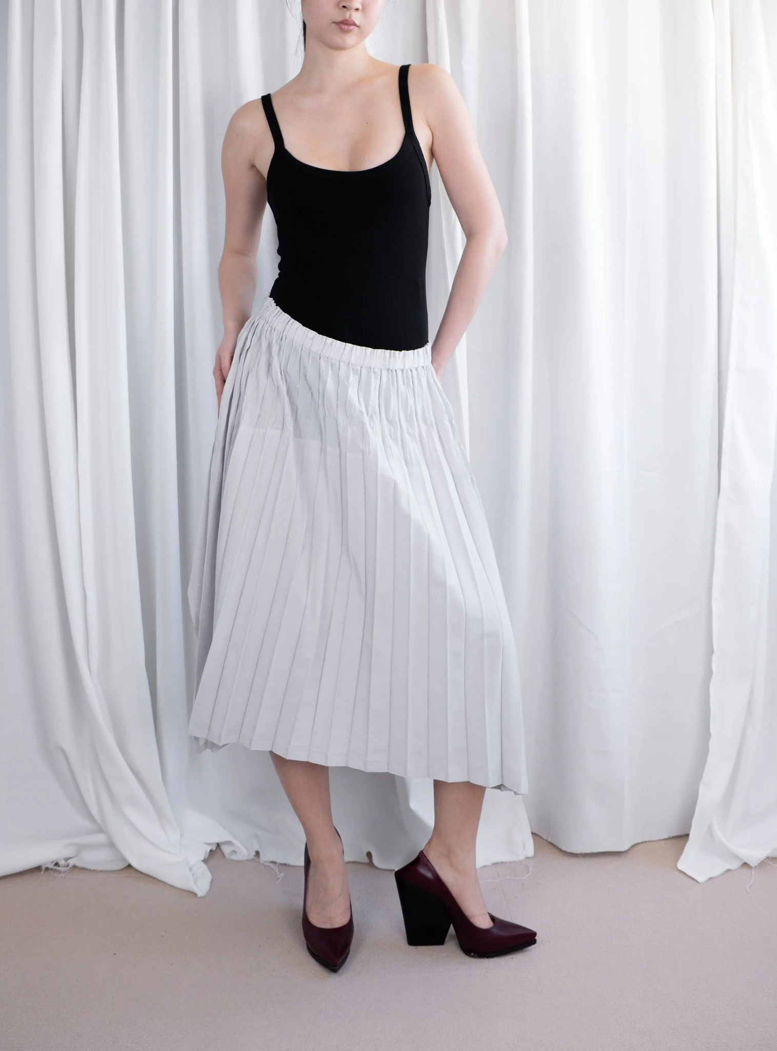 Issey Miyake Origami Pleated Skirt