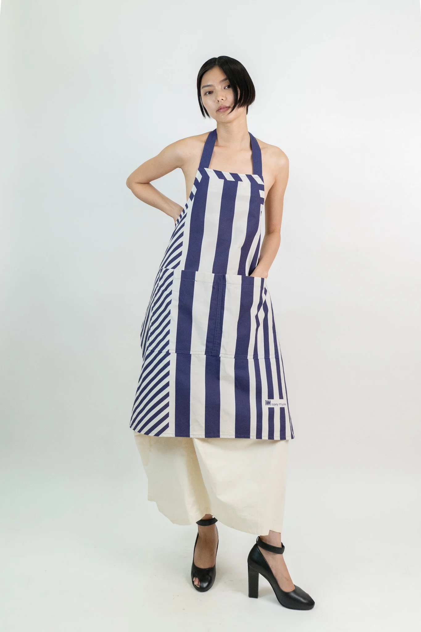 Issey Miyake IM Product Kaki Apron Dress