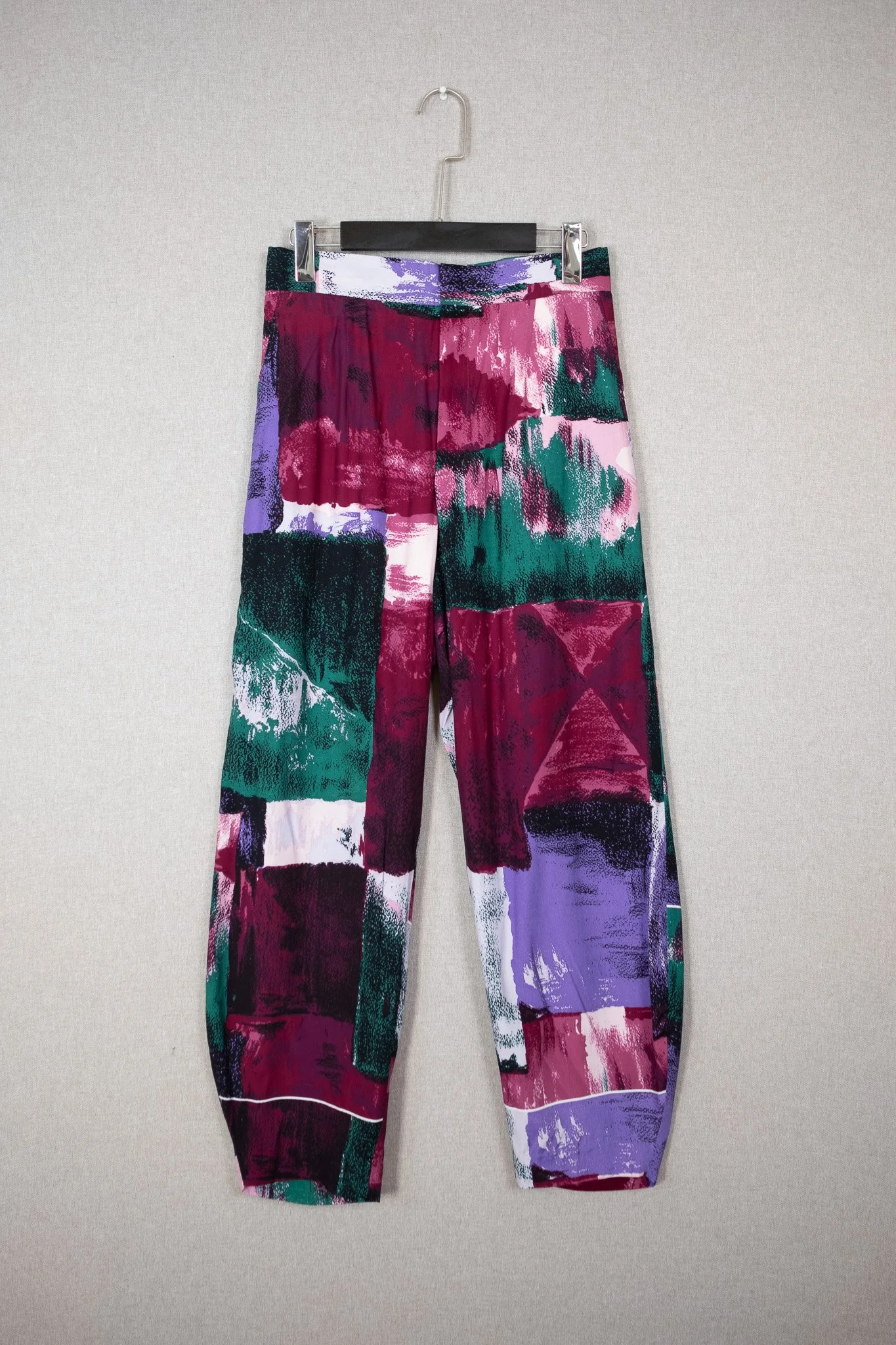 Yohji Yamamoto Y's Brushstrokes Printed Trousers