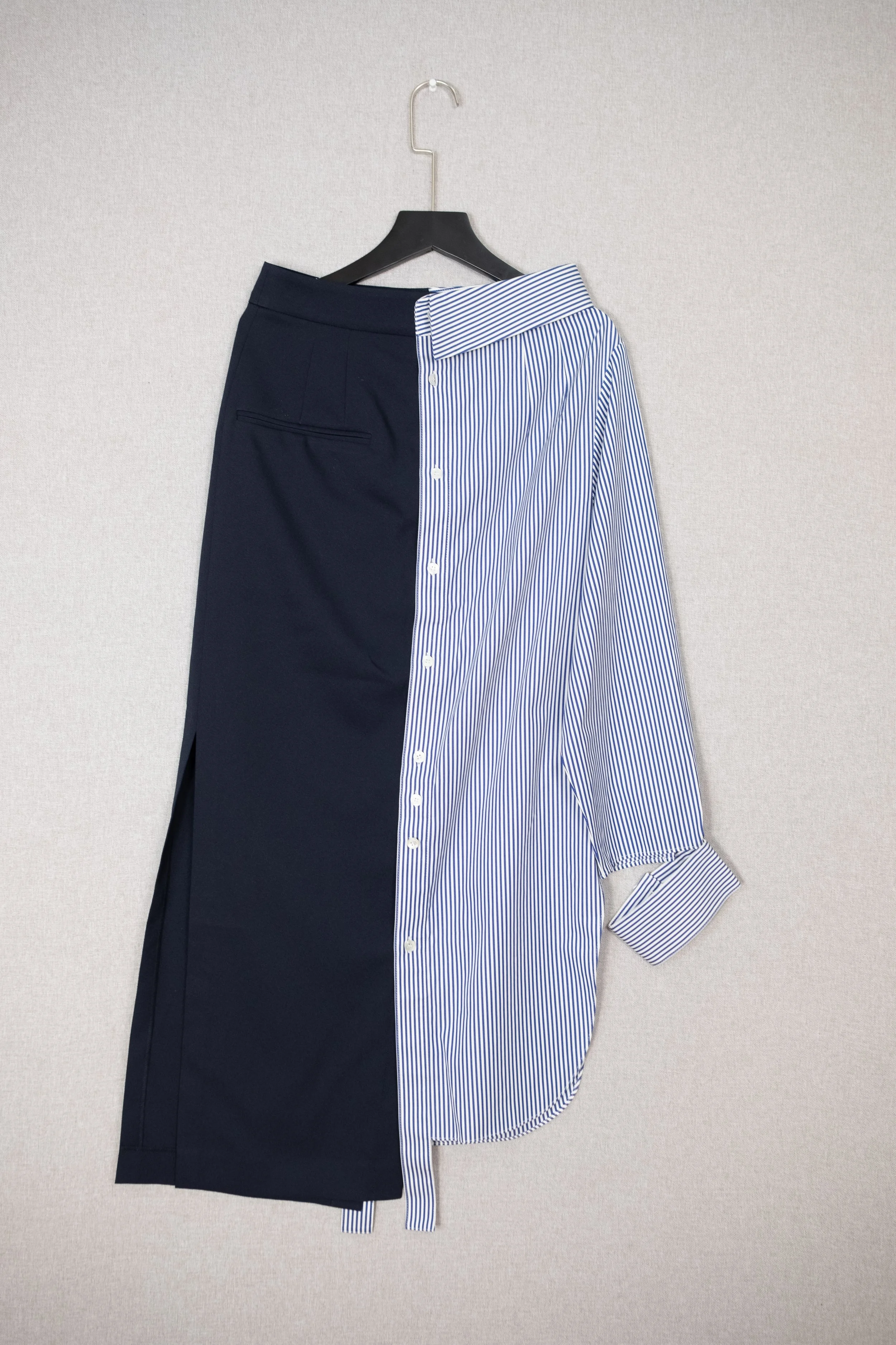 Japanese Production Cotton Deconstructed Skirt Skirt