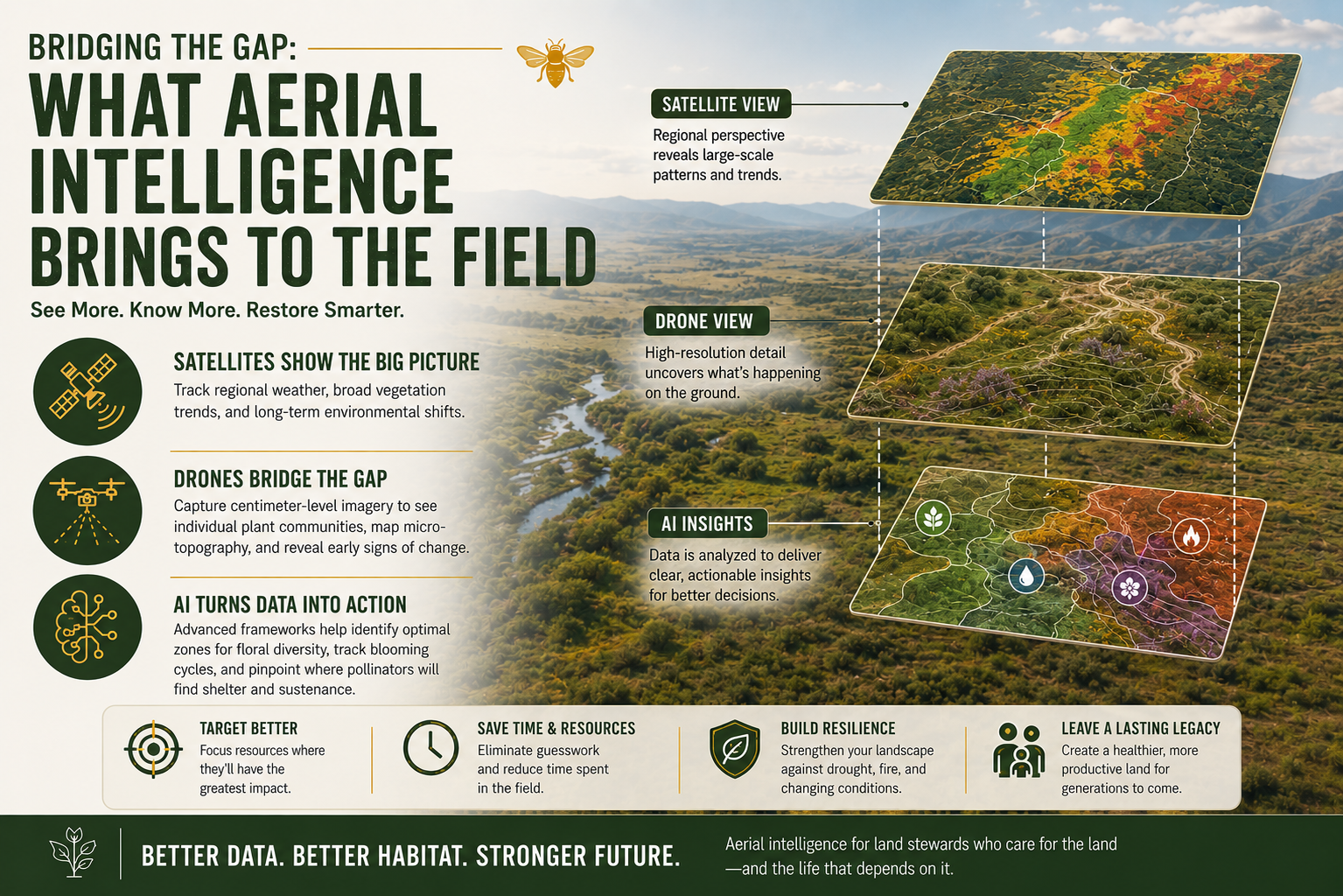 Bridging the Gap: What Aerial Intelligence Brings to the Field