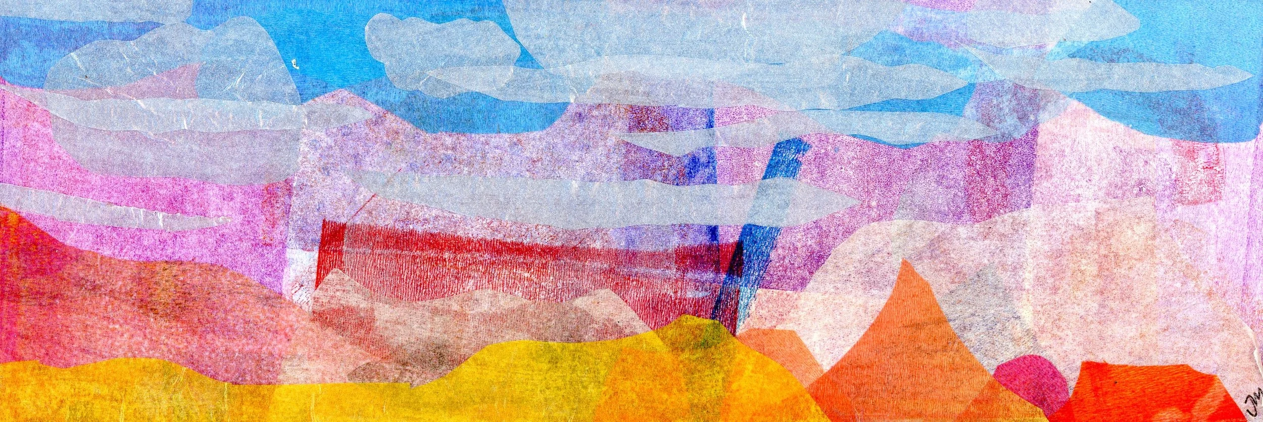 Desert Abstraction No 2_collage on wood panel_12 by 4 inches_2025_002.jpg