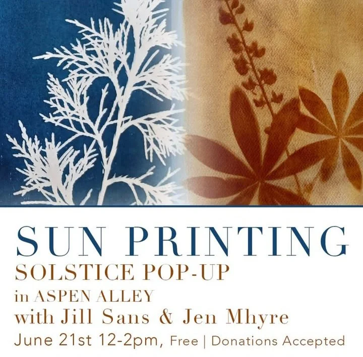 Sunprinting--A Solstice Pop Up