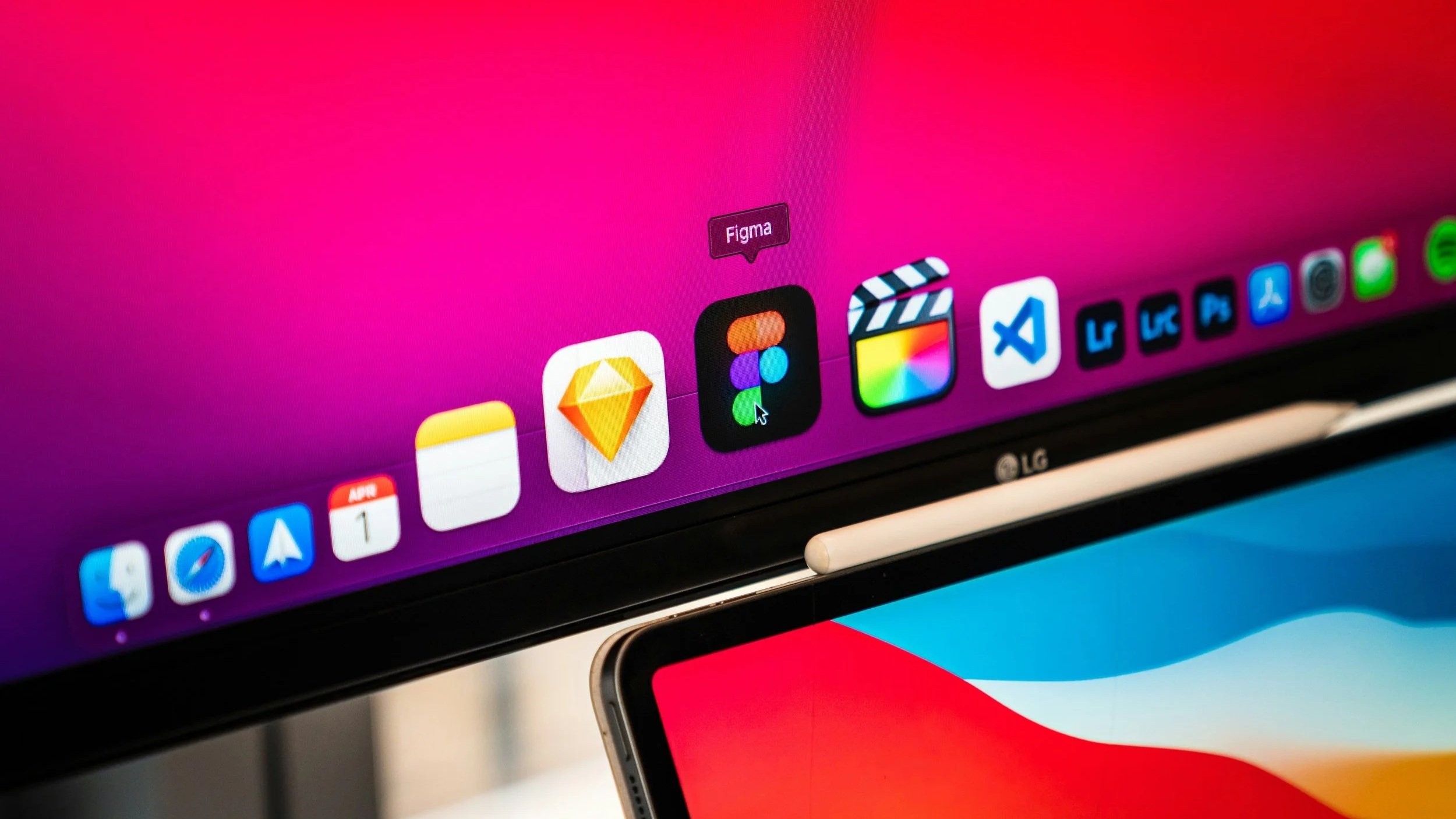 The Figma icon in a Mac dock. Courtesy Zac Wolff - Unsplash