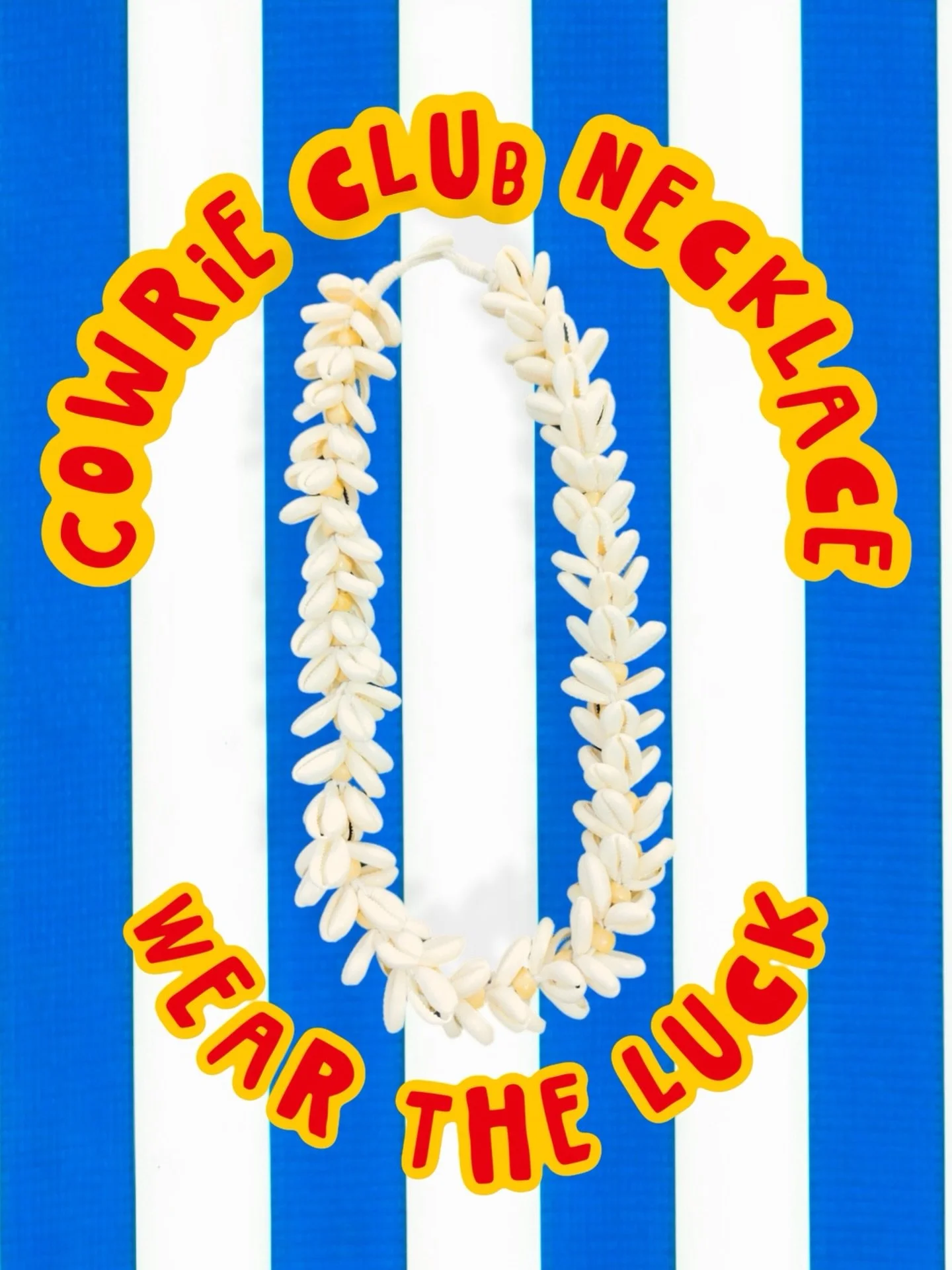 Straight from the tide to your tan-line glow,
Cowries the sea didn&rsquo;t want to let go.
Little white shells with a lucky past,
Long worn as charms for fortune that lasts.

Treasured for travel, luck, and the sea,
Tiny reminders of where you&rsquo;