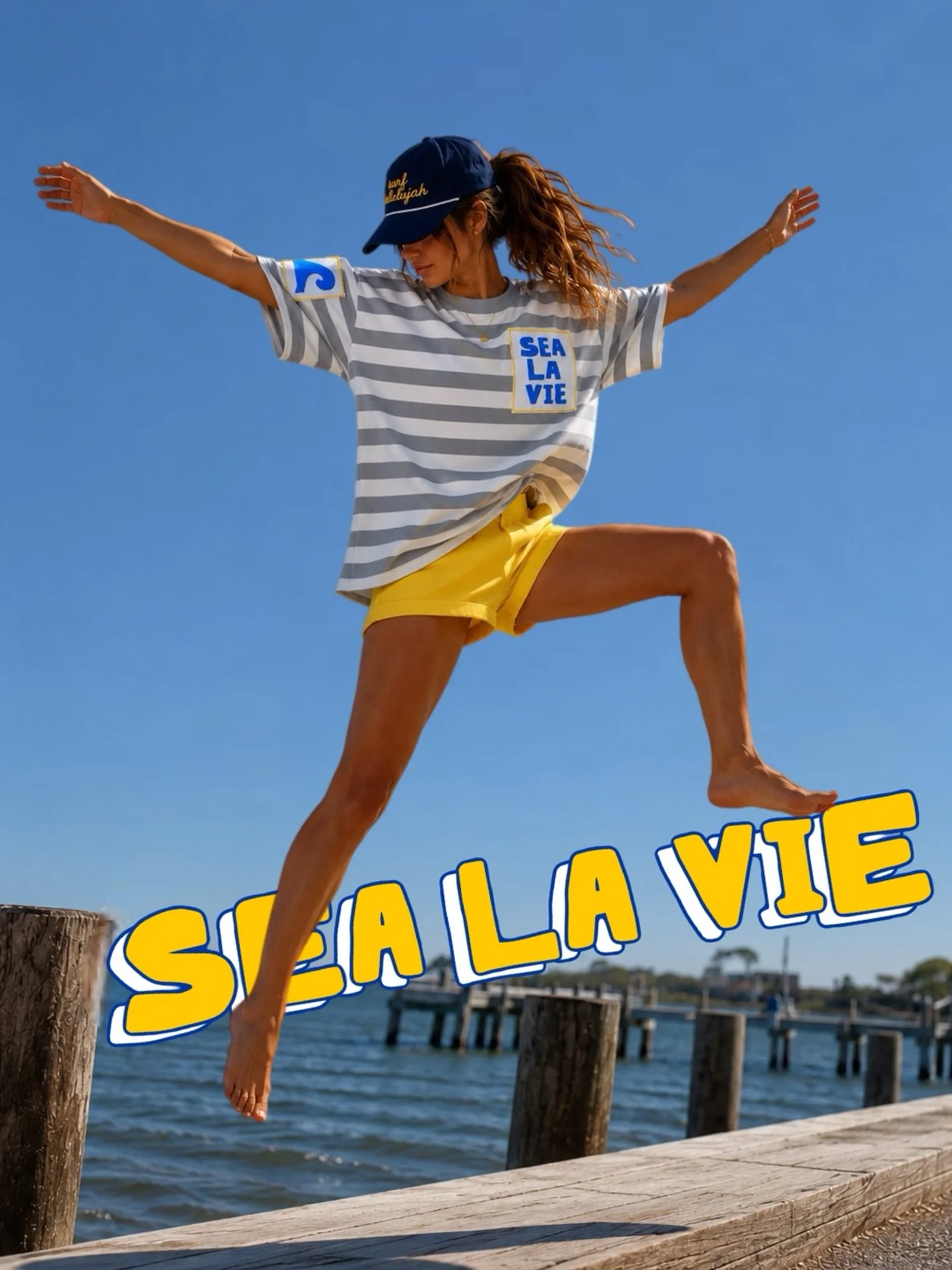 You gotta jump your way to the good stuff. Into the ocean. Into the adventure. Into the last-minute plans, the beach days that turn into sunset nights, and the moments that end up becoming your favorite memories.

Life gets a whole lot better when yo