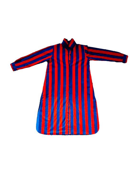 Reversible Surf Stripe Shirt Dress