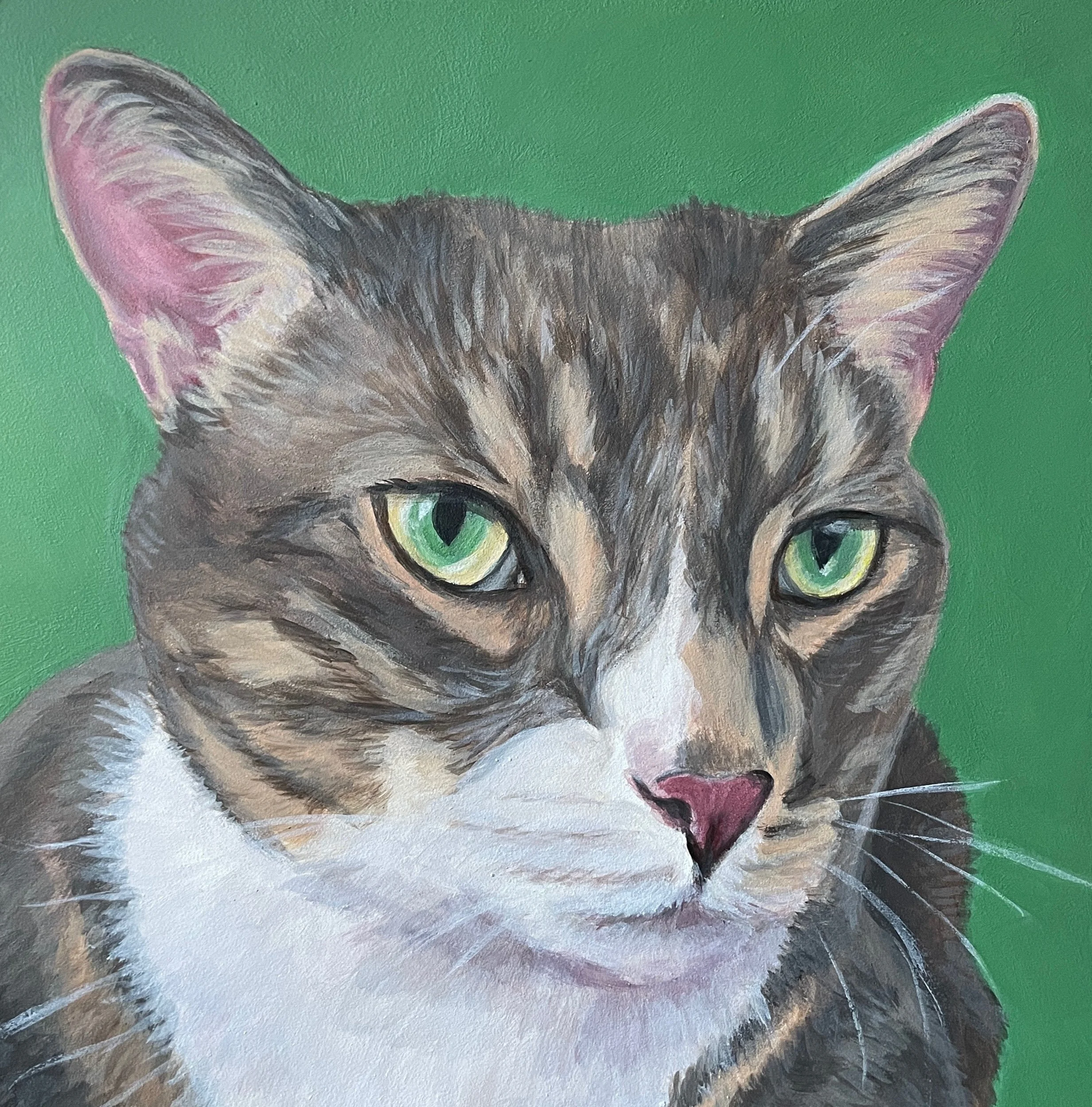 Portrait of Remy  
6 x 6", acrylic on gesso bord  
sold on commission