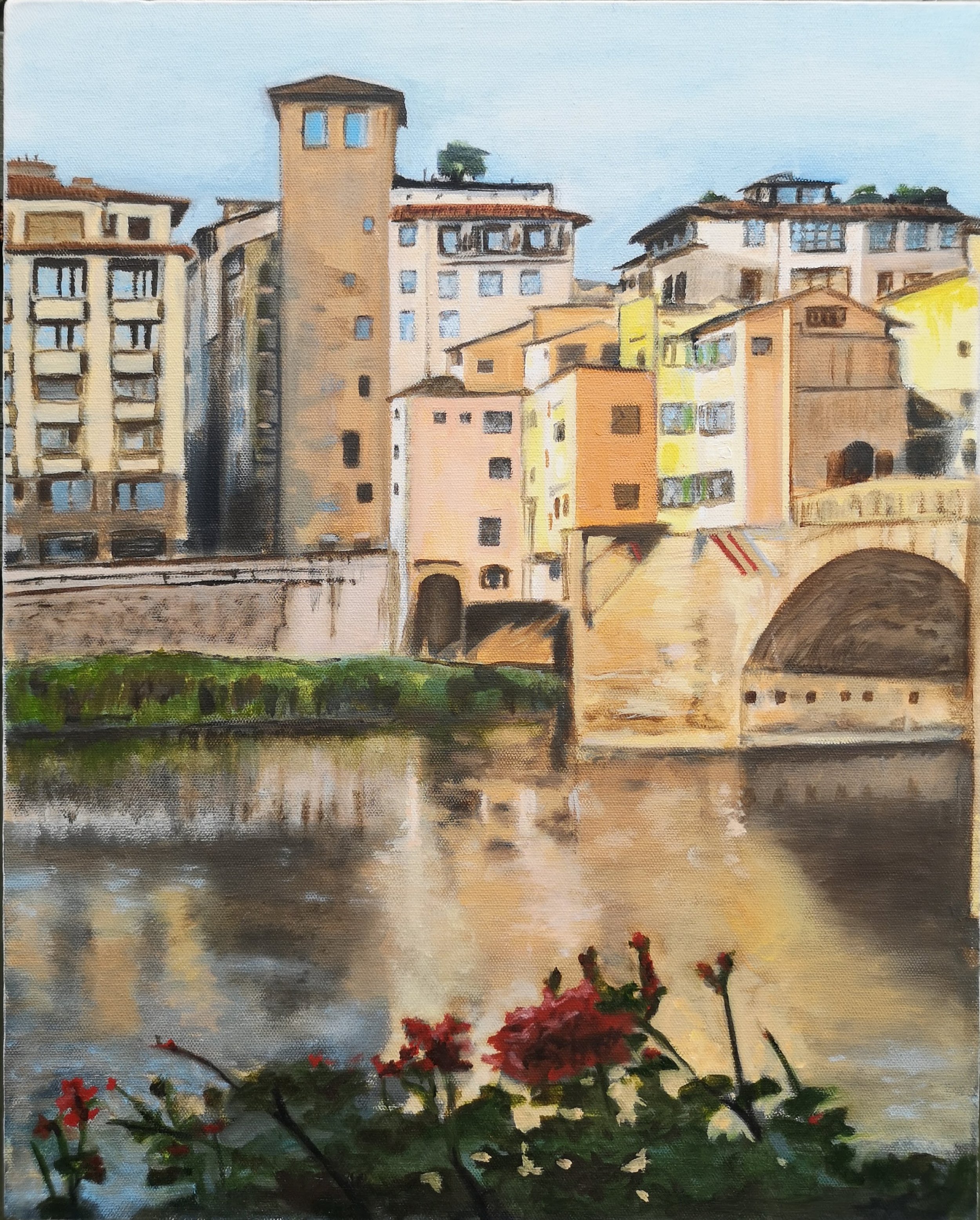 On the Arno
16 x 20", oil on gallery canvas
not for sale