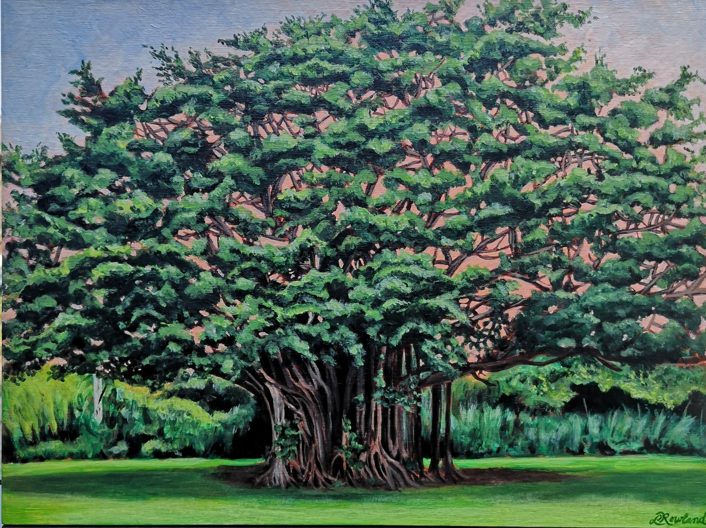 Under the Banyan Tree
12 x 16", acrylic on wood panel
sold on commission