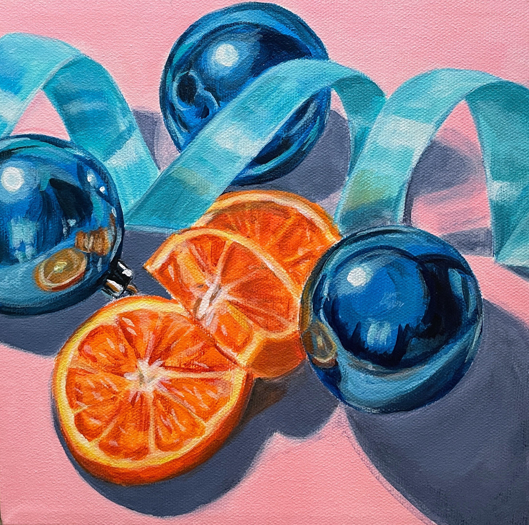 Merry & Bright  
8 x 8", acrylic on gallery canvas  
$175, unframed