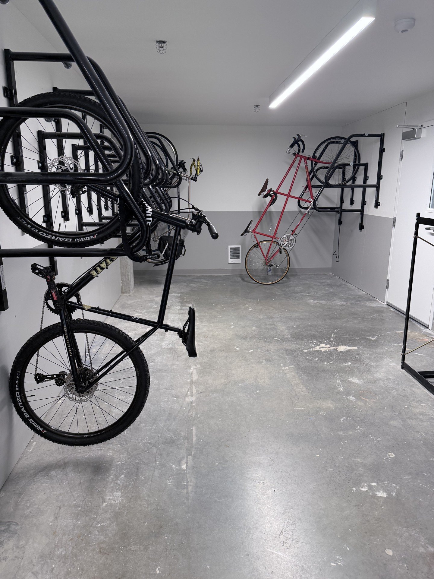 Secure on site bike storage room available to all residents, providing convenient and safe storage for bicycles.