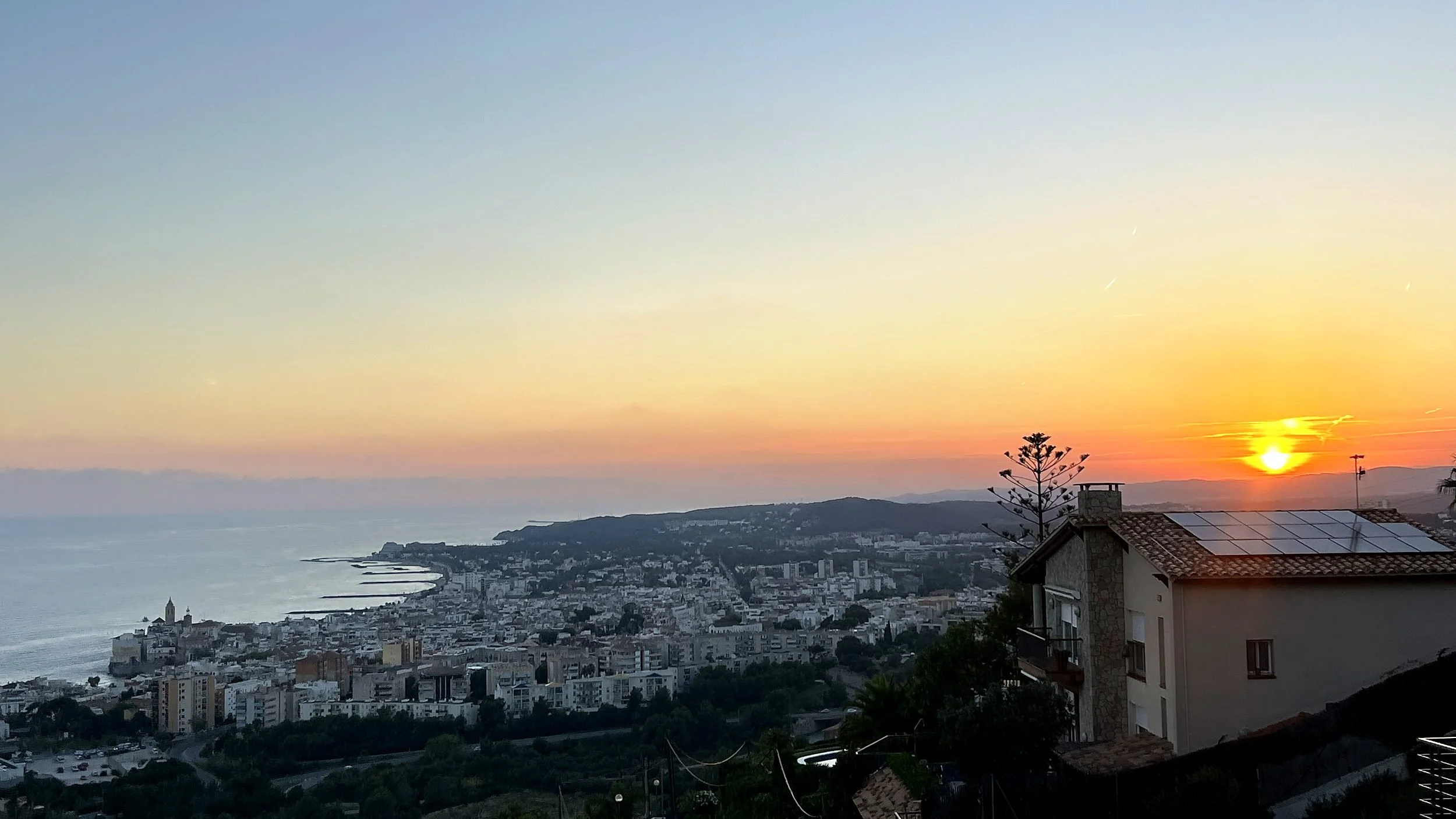 Evenings in the hills above Sitges
