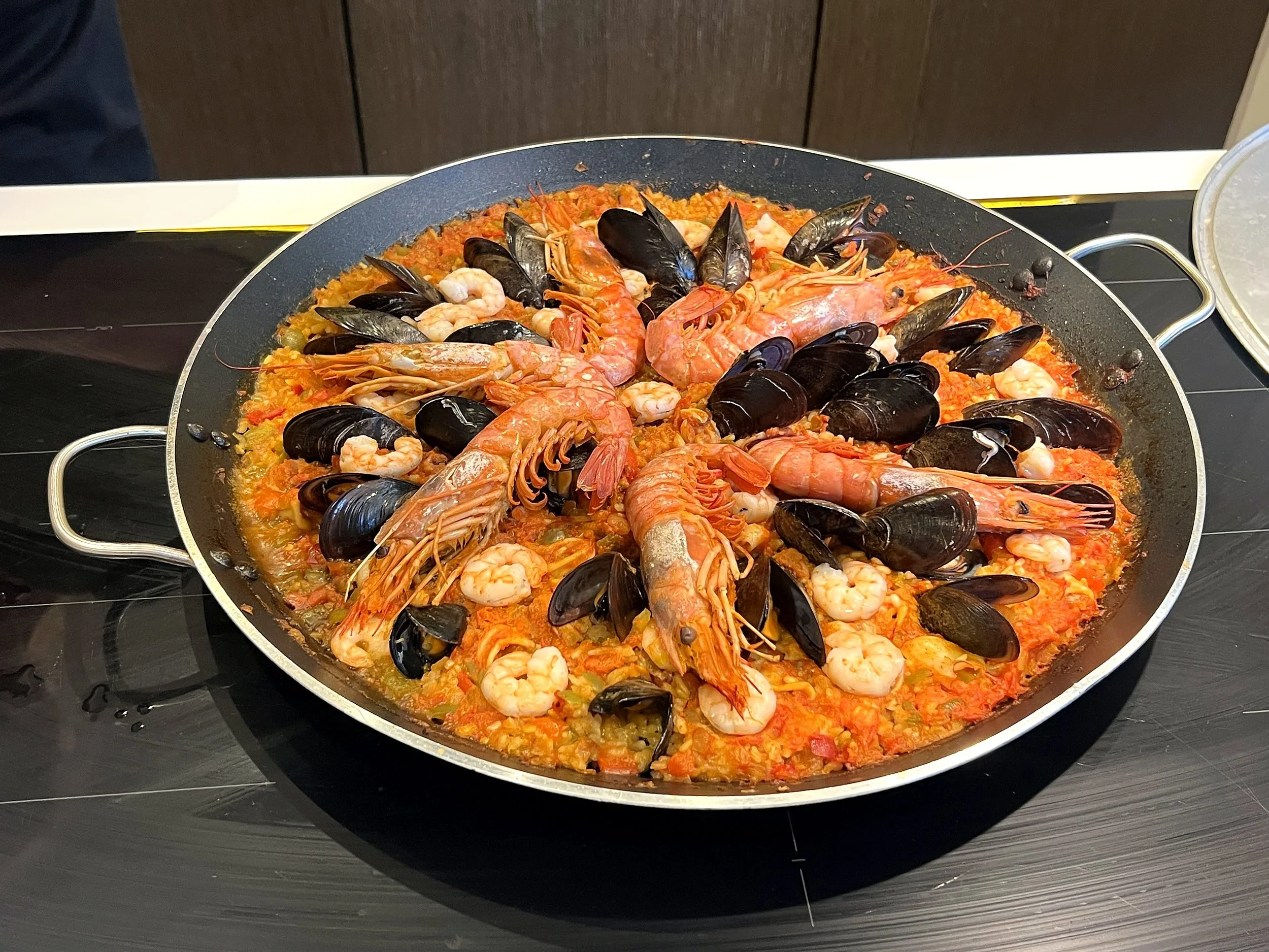The finished paella
