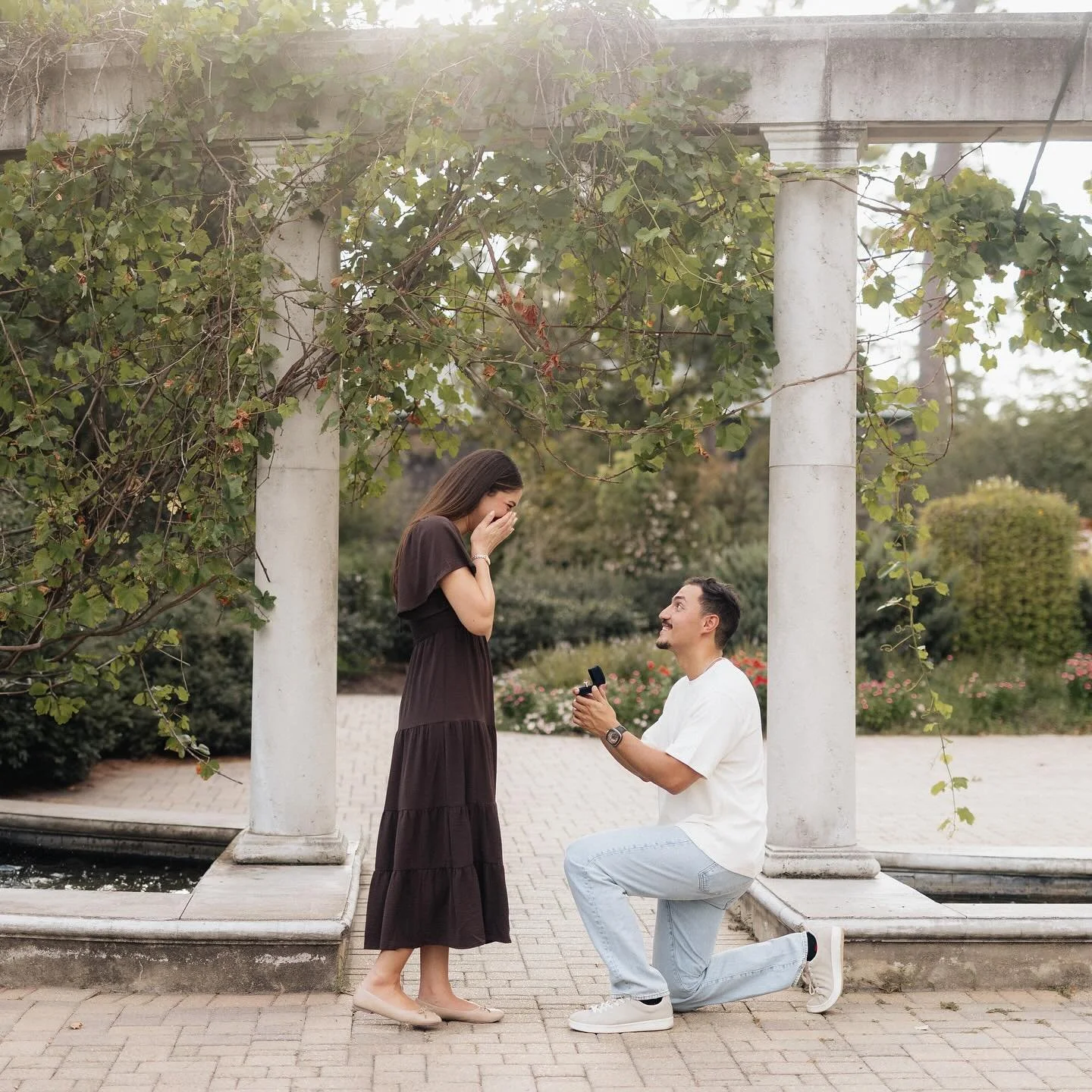 Soha and Daniel | I&rsquo;m so honored I captured such a beautiful chapter in your lives!  Wishing you both all the love in the world as you begin this beautiful journey together! 🤍💍🕊️

&bull;
&bull;
#EngagementPhotographer #houstonphotographer 
#
