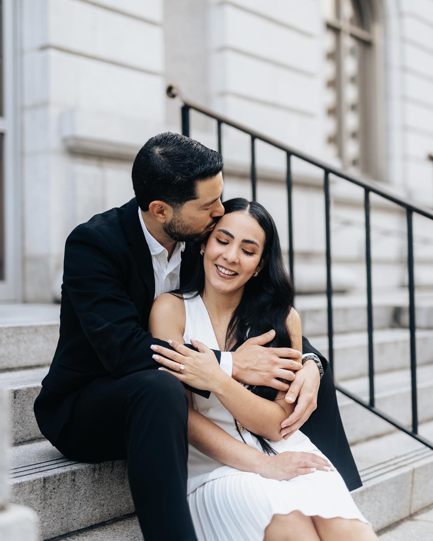 Congratulations to V &amp; F! I had so much fun capturing these sweet moments. My favorite part of photographing couples is documenting the little in-between moments that say the most. 💌💍✨

&bull;
&bull;
&bull;

#houstonphotographer  #houstoncourth