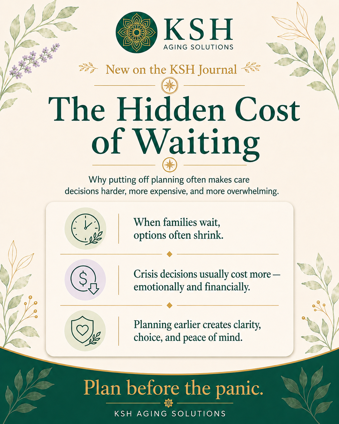 The Hidden Cost of Waiting Until There’s a Crisis