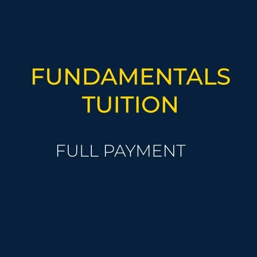 Fundamentals Program Tuition: Full Payment