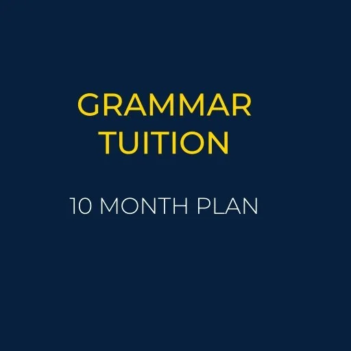 Grammar Program Tuition: 10 Month Payment Plan