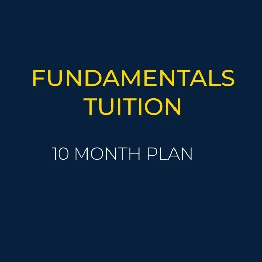 Fundamentals Program Tuition: 10 Month Payment Plan