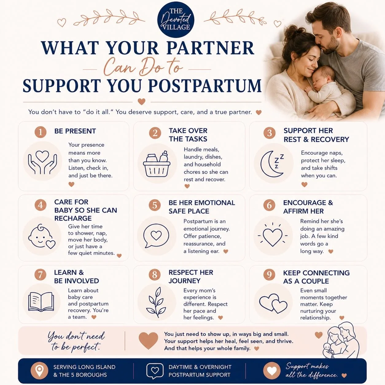 Postpartum support isn&rsquo;t just about the baby&mdash;it&rsquo;s about you too 🤍

Partners often want to help&hellip; they just don&rsquo;t always know how.

And the truth is, it&rsquo;s not about doing everything perfectly.
It&rsquo;s about show