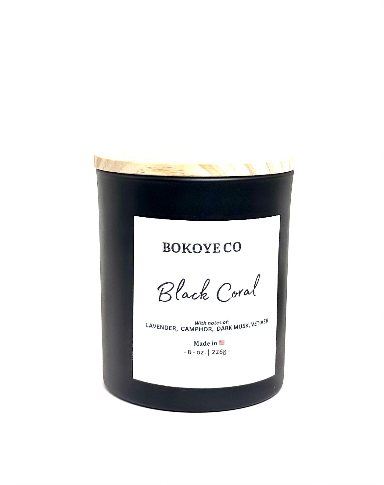 Black Choral Candle