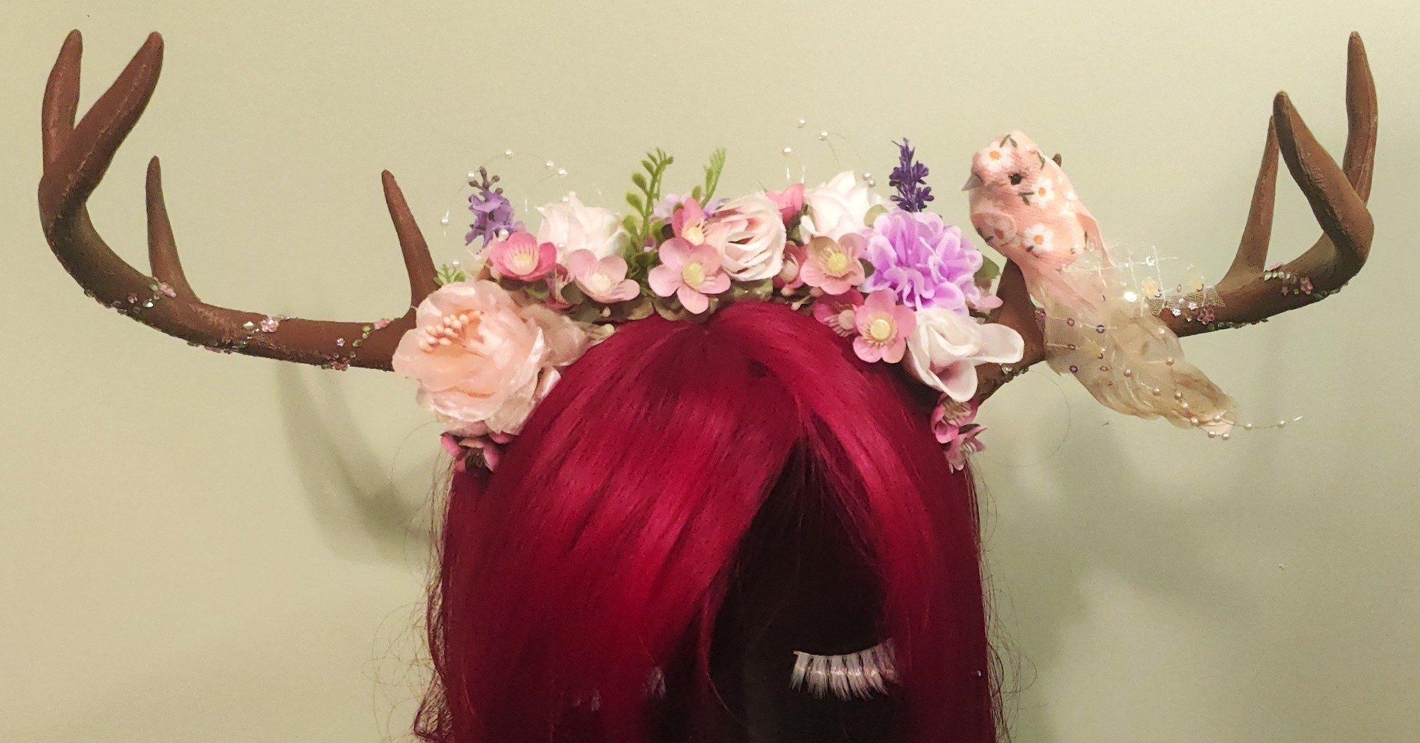 Check out these new Cherry Blossom Horns just in time for festival season! https://www.lostcreaturescove.com/shop-by-category/p/product-5-f98ry-4ll53-pbaad-g72z3-hgyt9 
#CherryBlossomHorns #deerhorns #fantasyheadpiece #CosplayCostume #RenaissanceFair