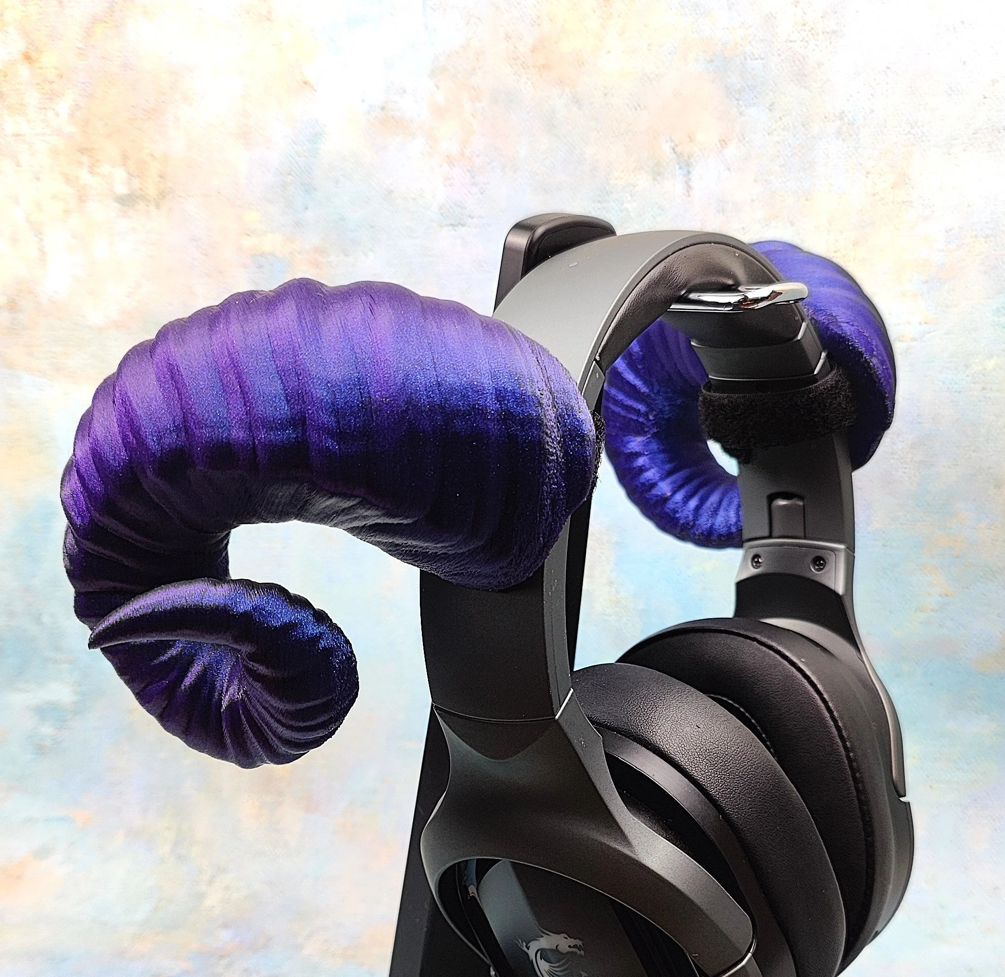 Ram Horns Headset Attachment, Animal Horn Headphone Accessory (Copy)
