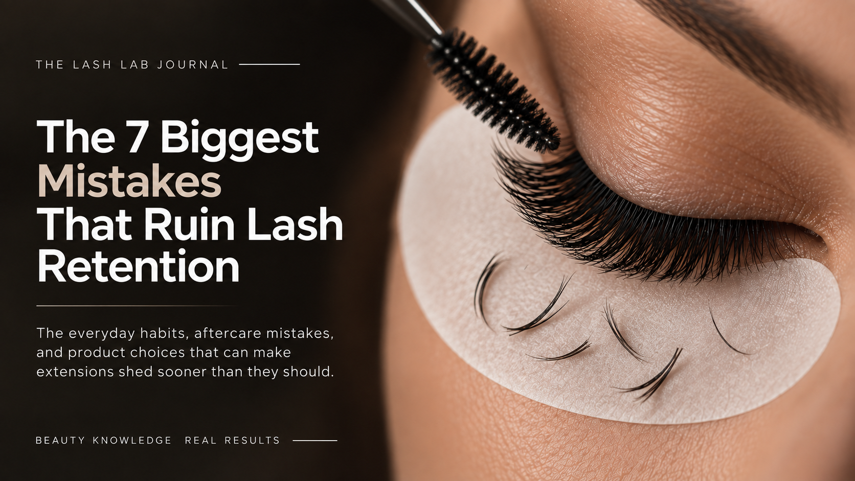 The 7 Biggest Mistakes That Ruin Lash Retention