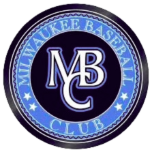 Abstract design with half sun over blue and yellow background