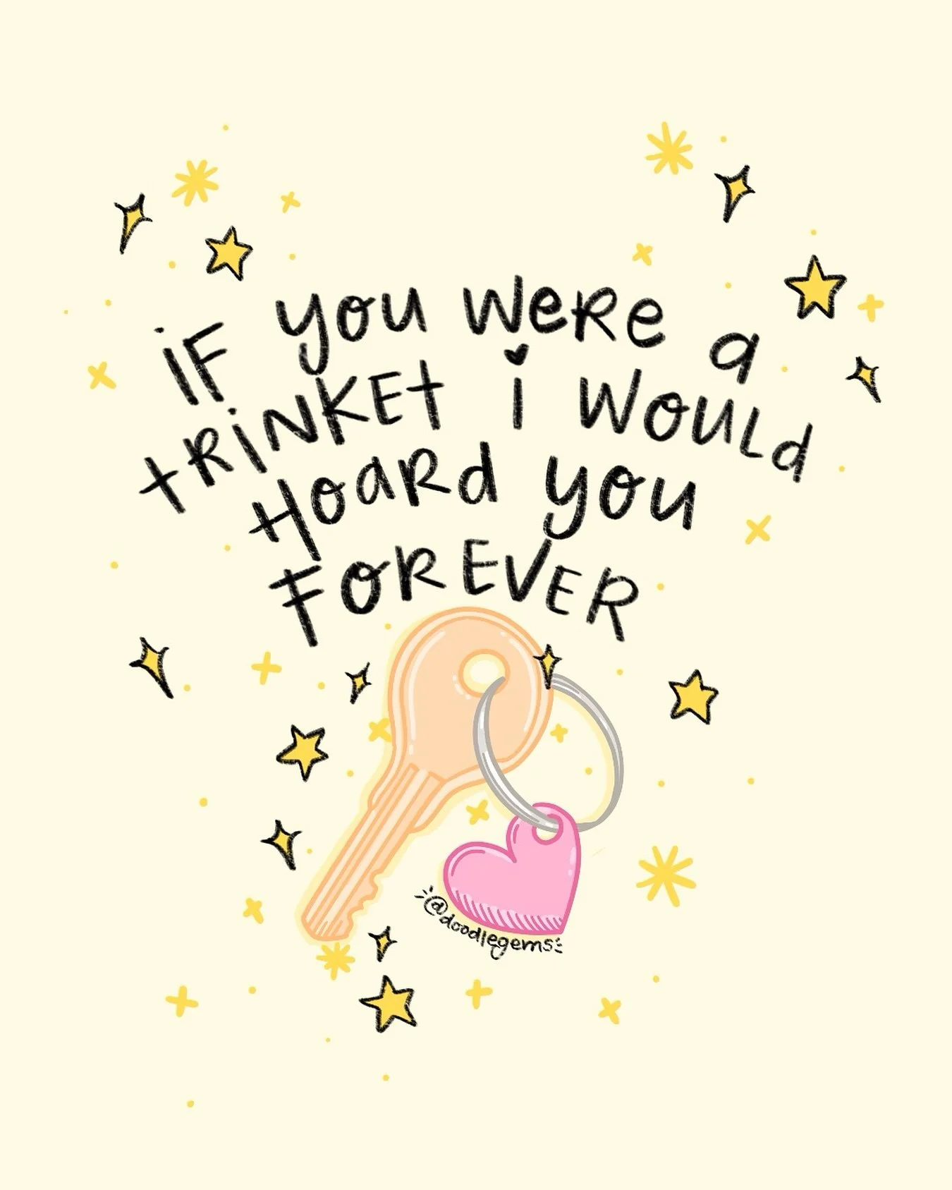 If you were a trinket I would hoard you forever 💕

Send this to someone you wanna hoard 🫶🏻

#artistsupportpost #artistsofinsta #artistsofinstagram #womenwhodraw #trinket